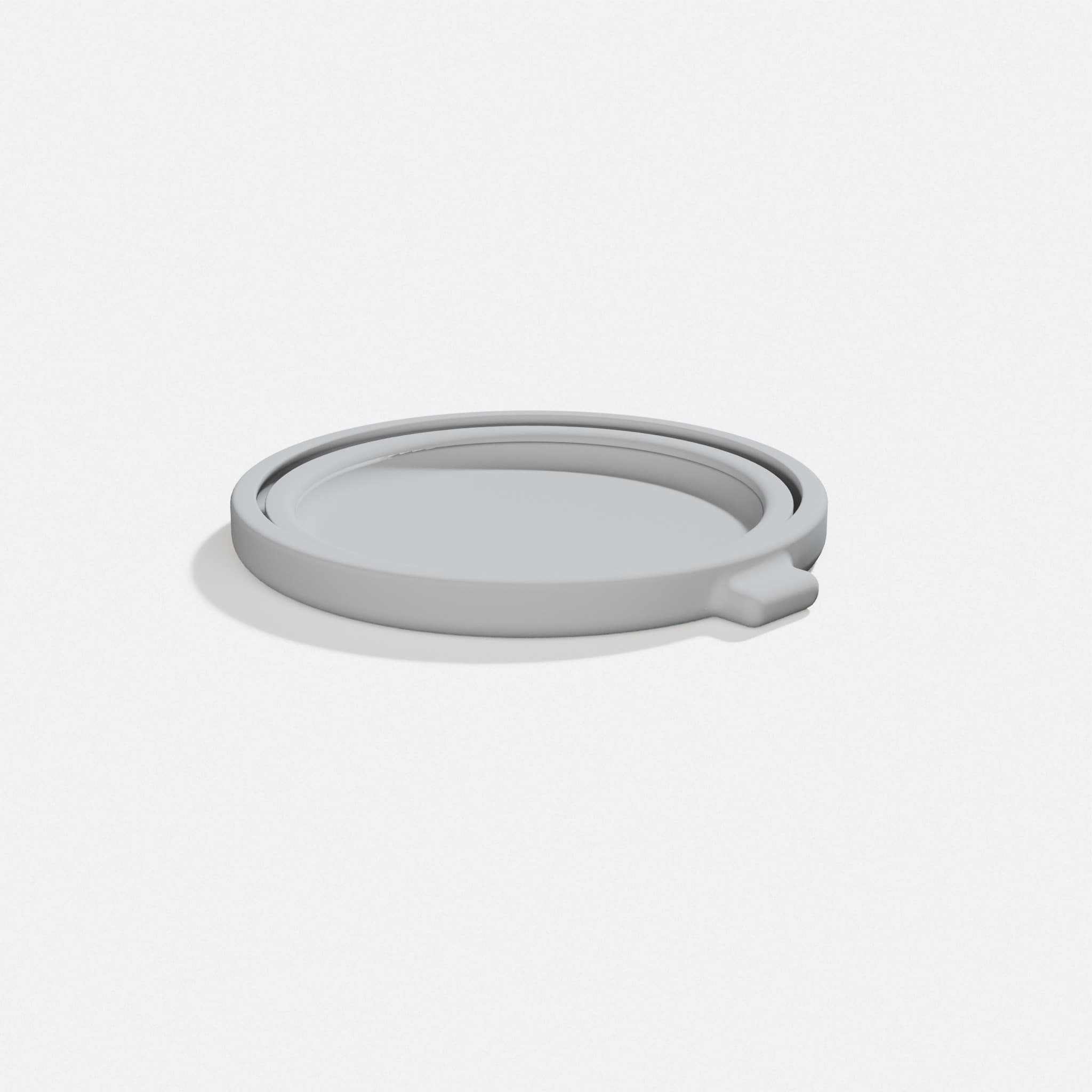 3D-Printed Soda Can Lid - Kitchen Tools, turn three quarter