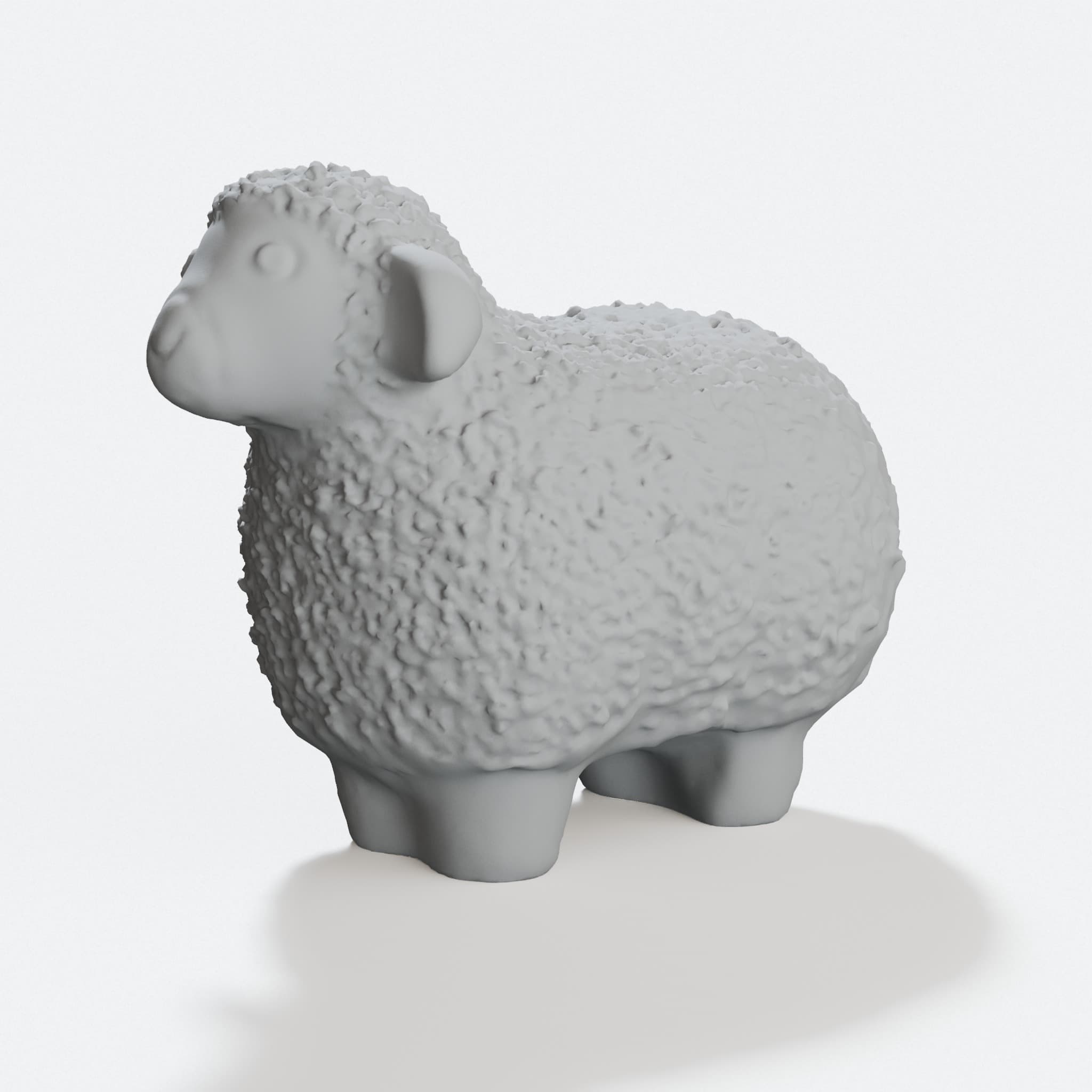 Stackable Sheep 3D Printed Toy, hero tilt
