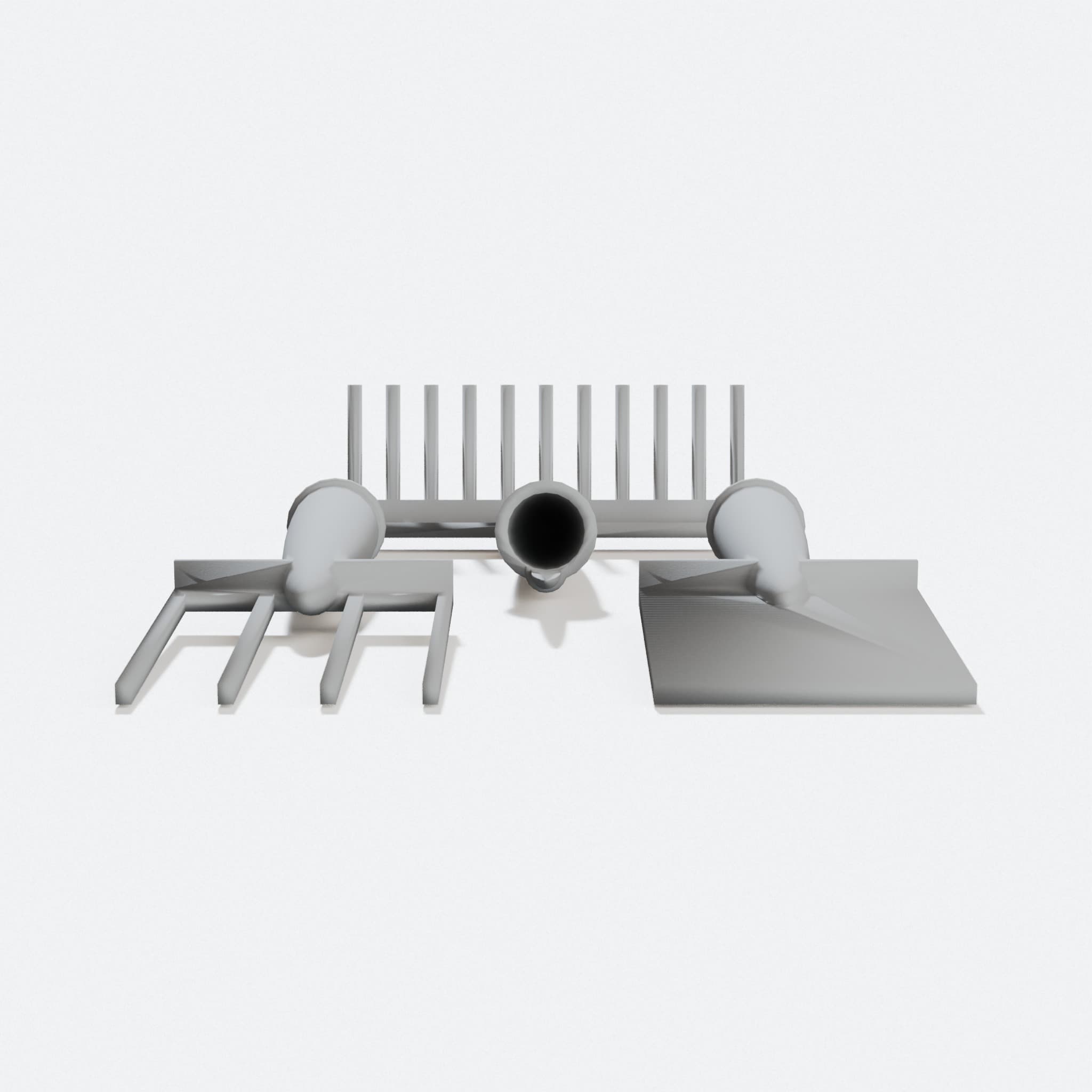 Garden Tool Pen Lid Set, 3D Printed Office Accessories, hero tilt