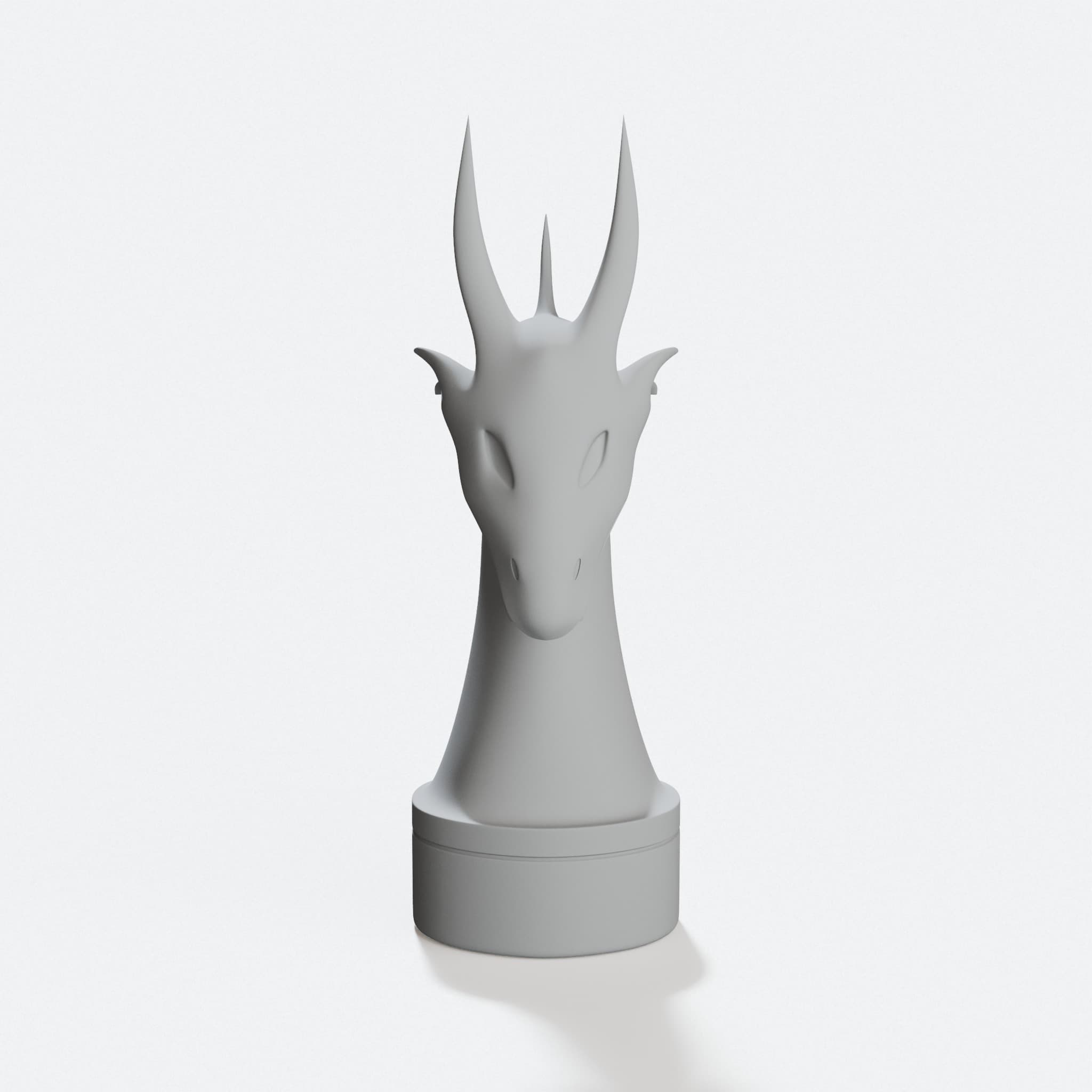 3D Printed Chess Set, Ajedrez Game Pieces, hero tilt