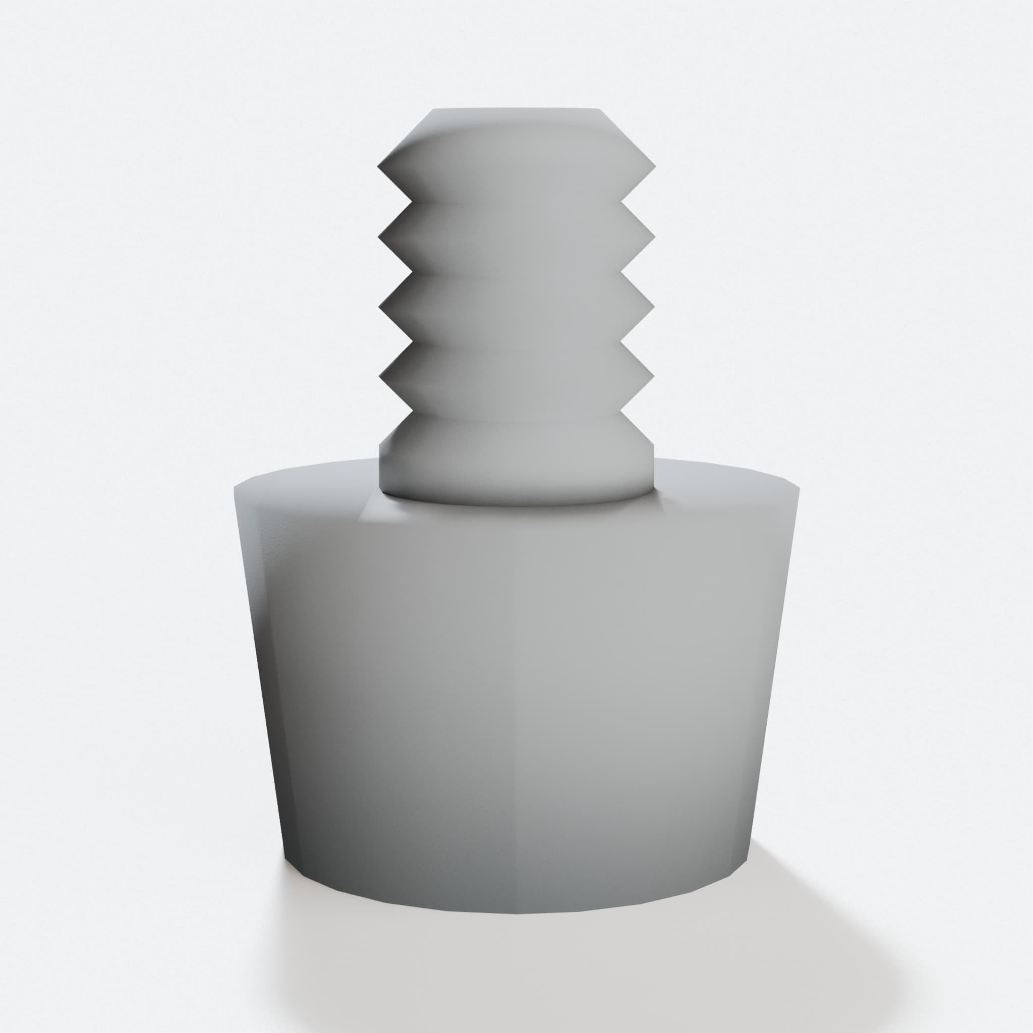 Foam Dart Warhead 3D Printed Toy Tip Replacement, hero tilt