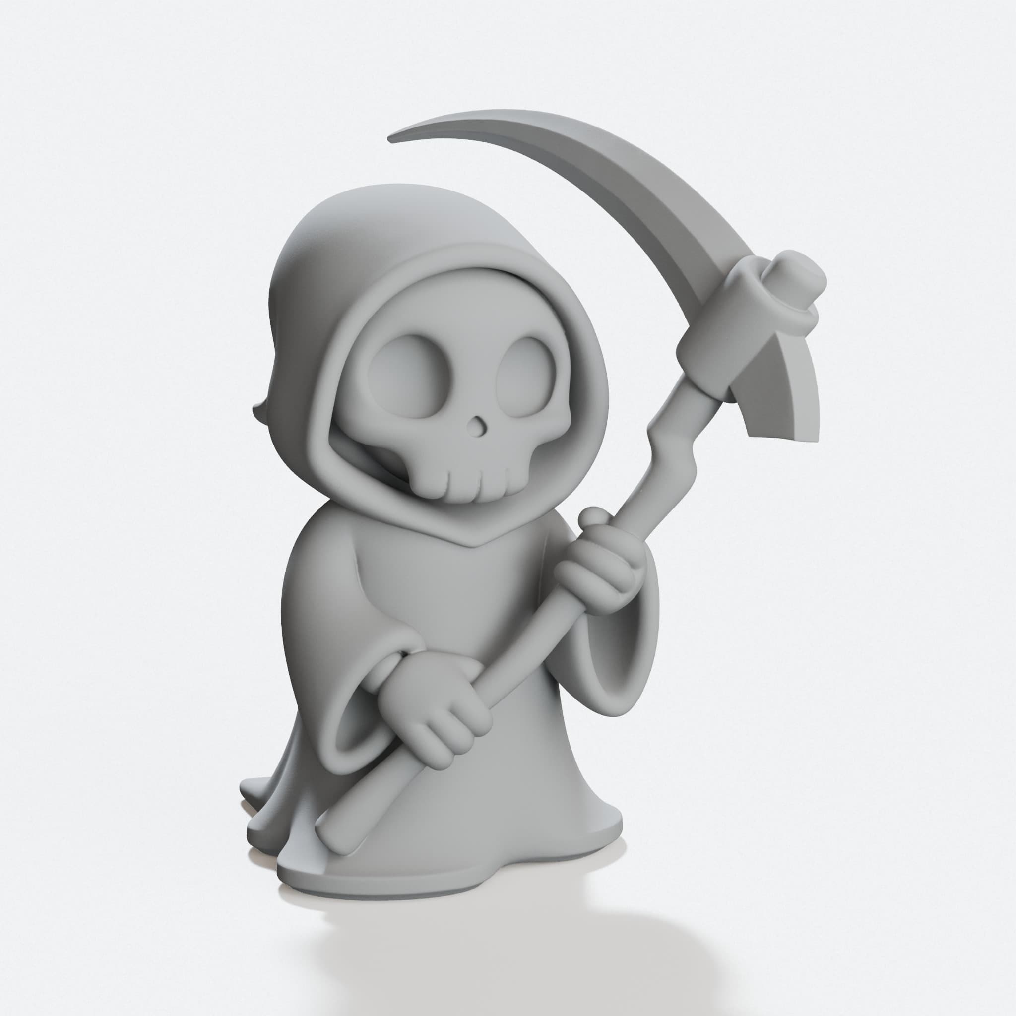 Caveira Morte 3D Printed Home Decor Skull, hero tilt