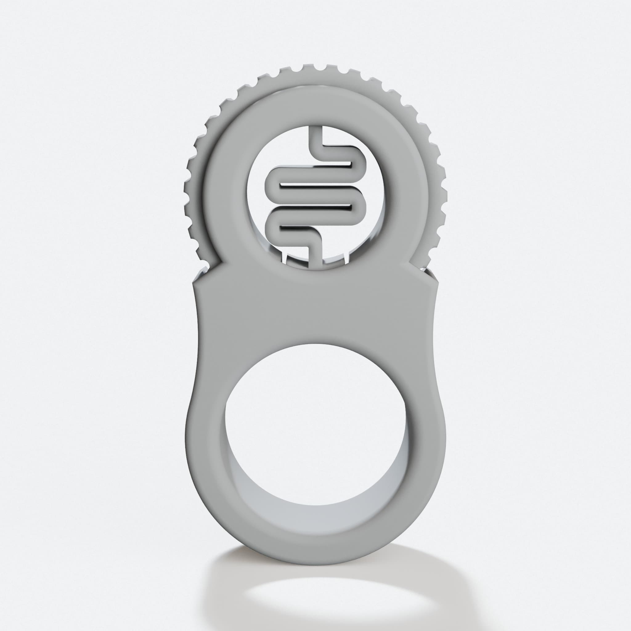 Fidget Clicking Wheel 3D Printed Toy, hero tilt
