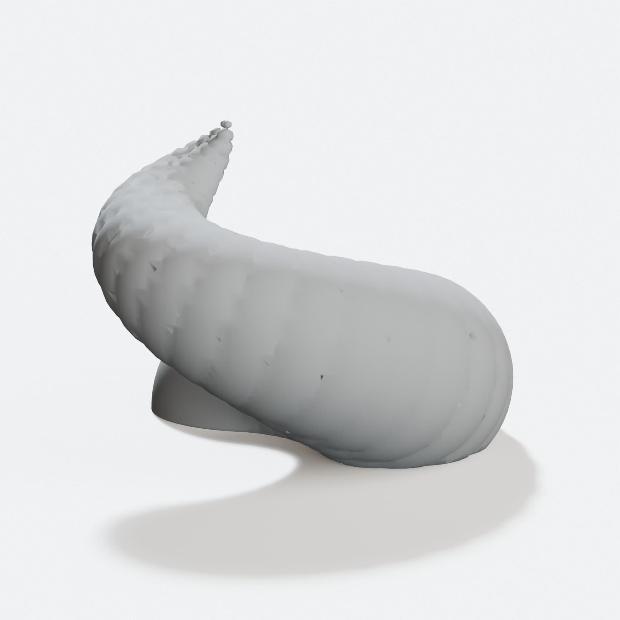 Rams Horn Pair for Cosplay and Prosthetic Makeup, hero tilt