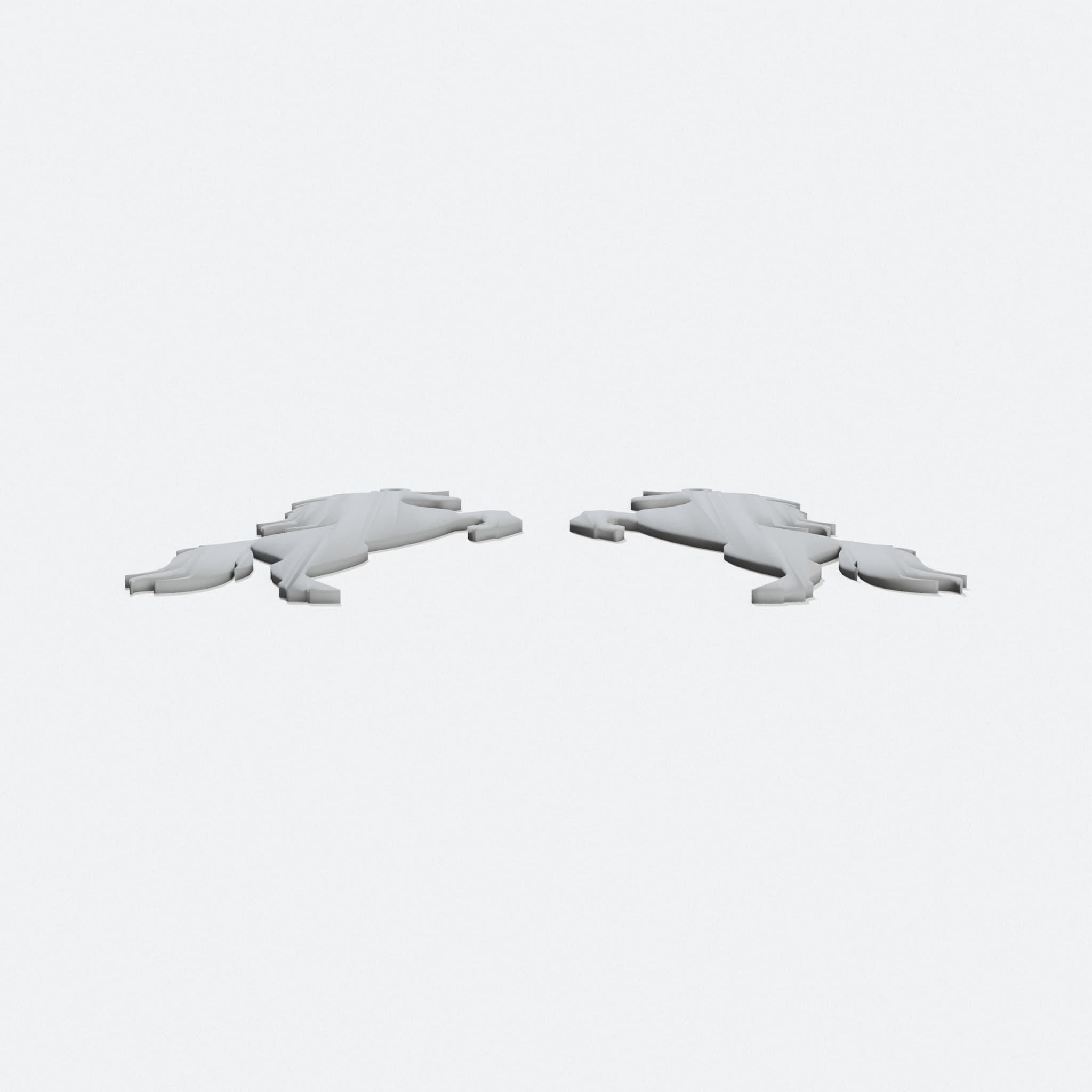 Horse Ear-rings: 3D Printed Gifts for Animal Lovers, hero tilt