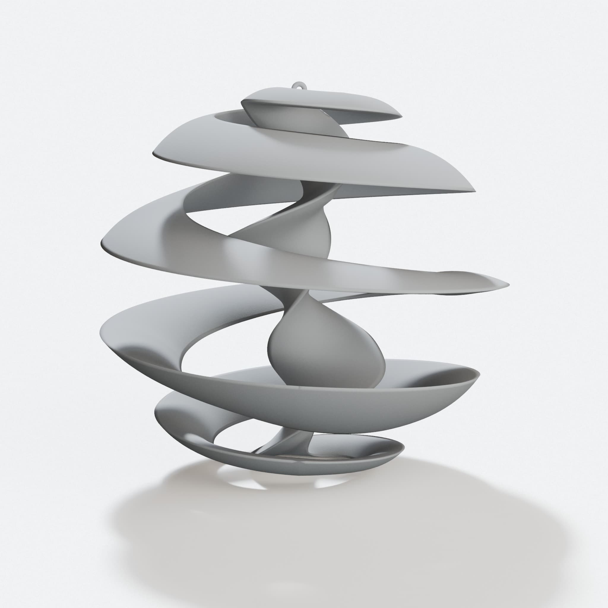 Mobius Strip Christmas Tree Ornament, hero tilt