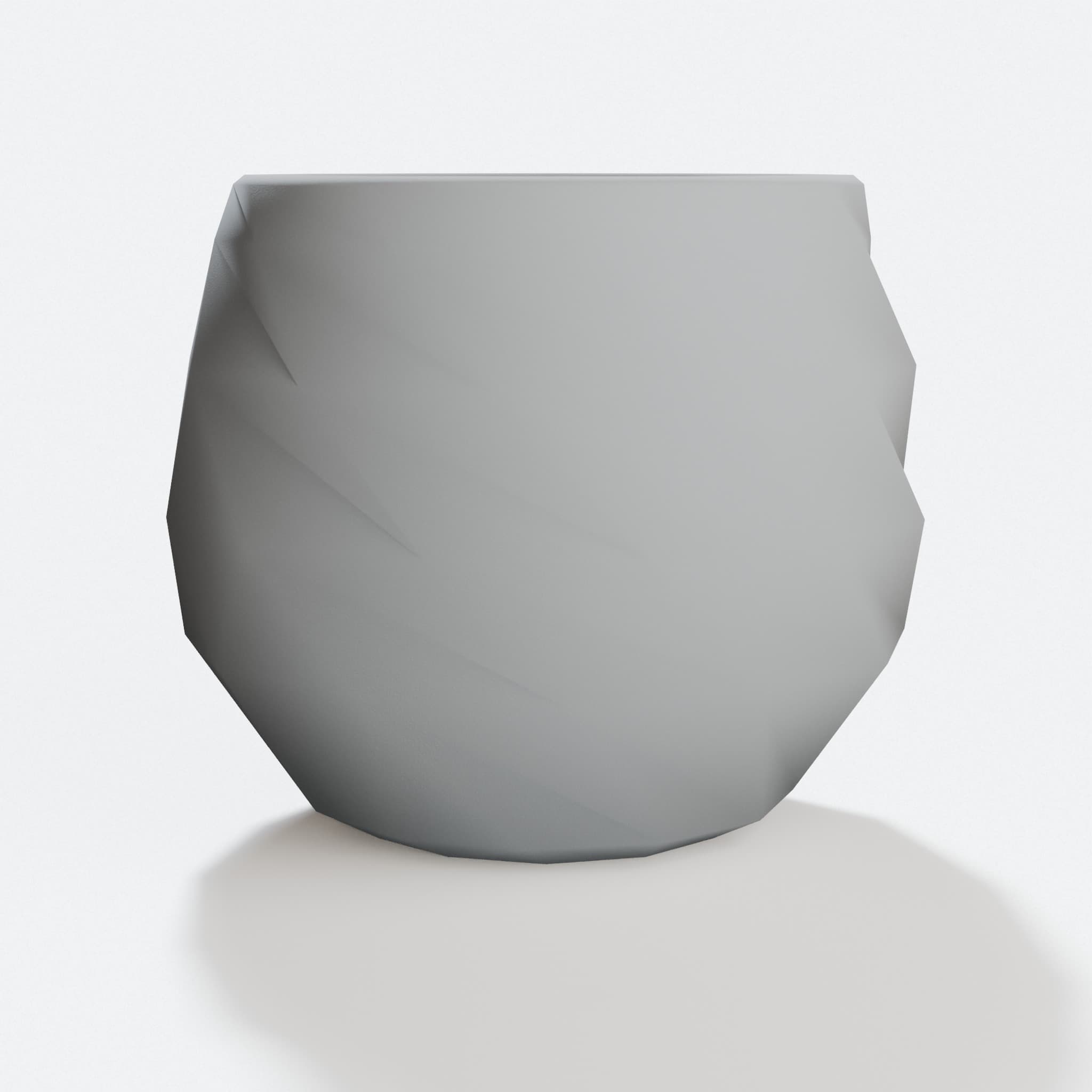 PolyCup – Geometric 3D Printed Home Decor Candle & Planter, hero tilt