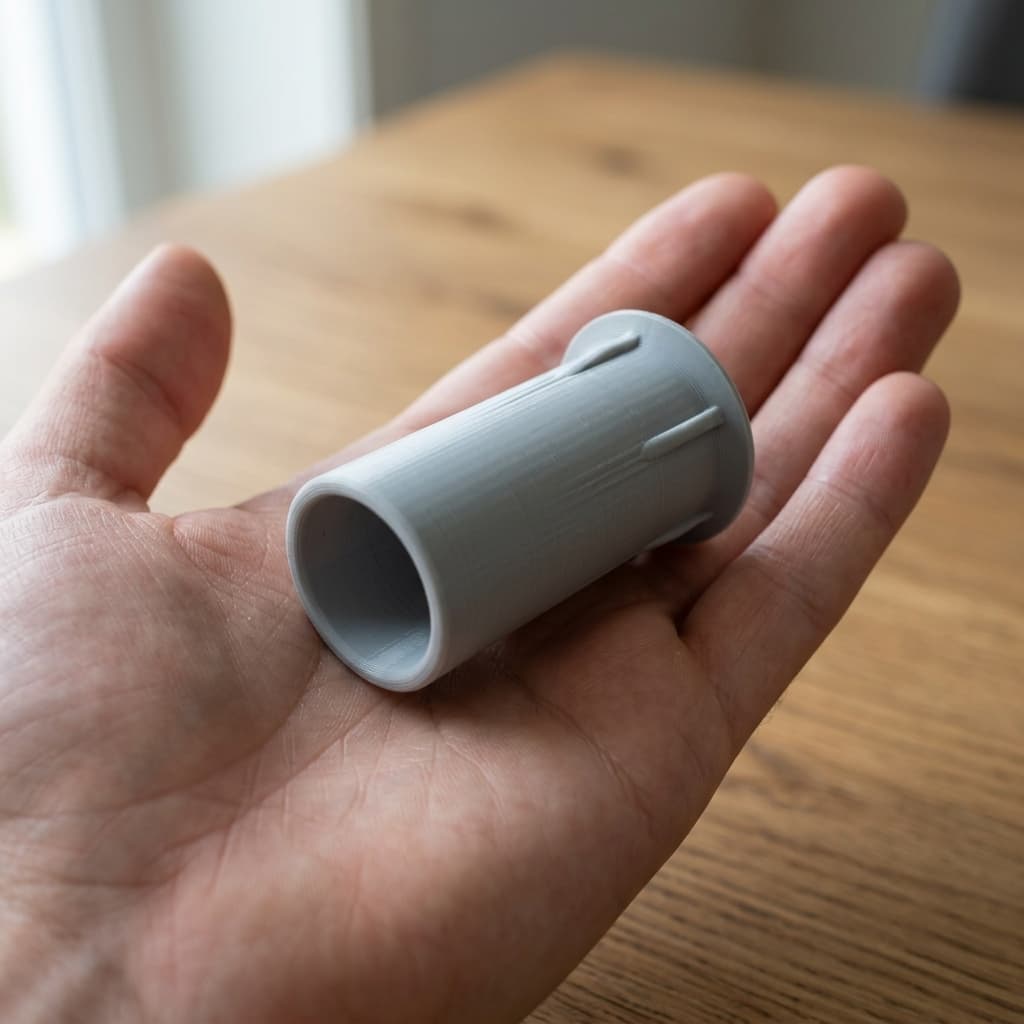 IKEA Lack Table Grommet – 3D Printed Cable Management Insert, in real life