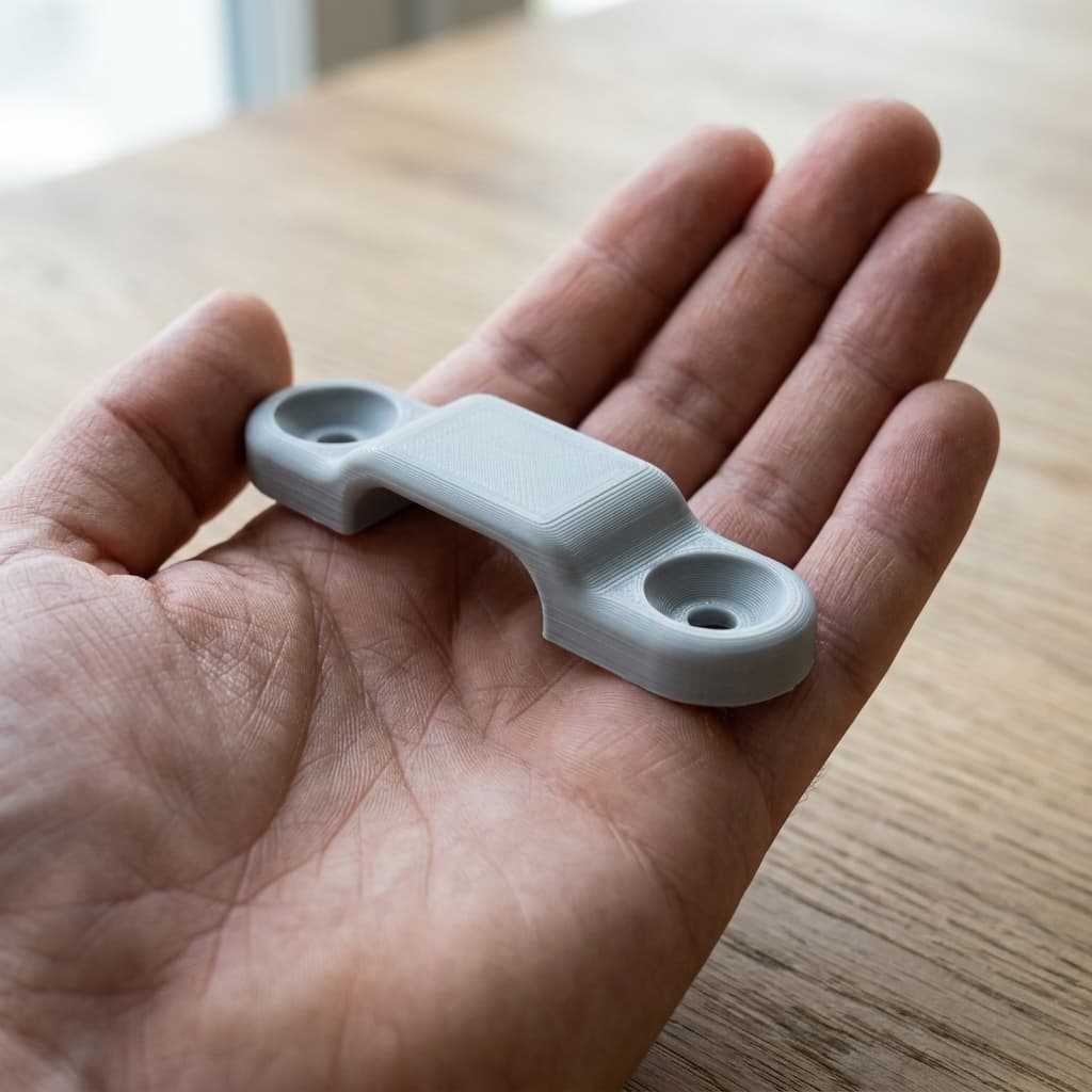 Waterproof LED Strip Wall Mount - 3D Printed Home Decor