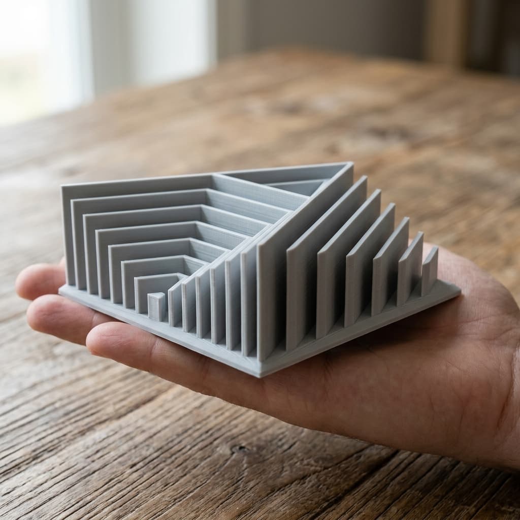 Heatwave 3D Printable Typeface – Modular Letter Blocks, in real life