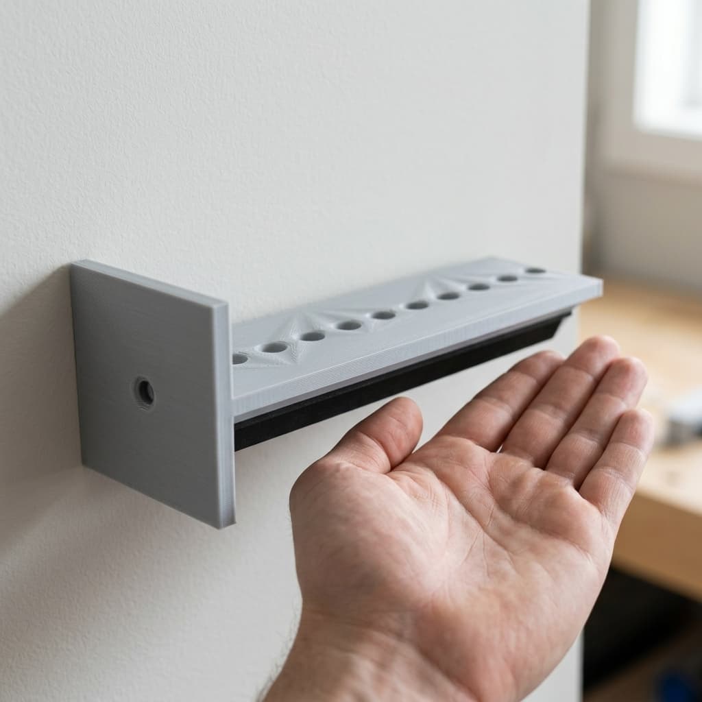 Compatible with Creality: Hidden Spare Nozzle Holder Wall Mount, in real life
