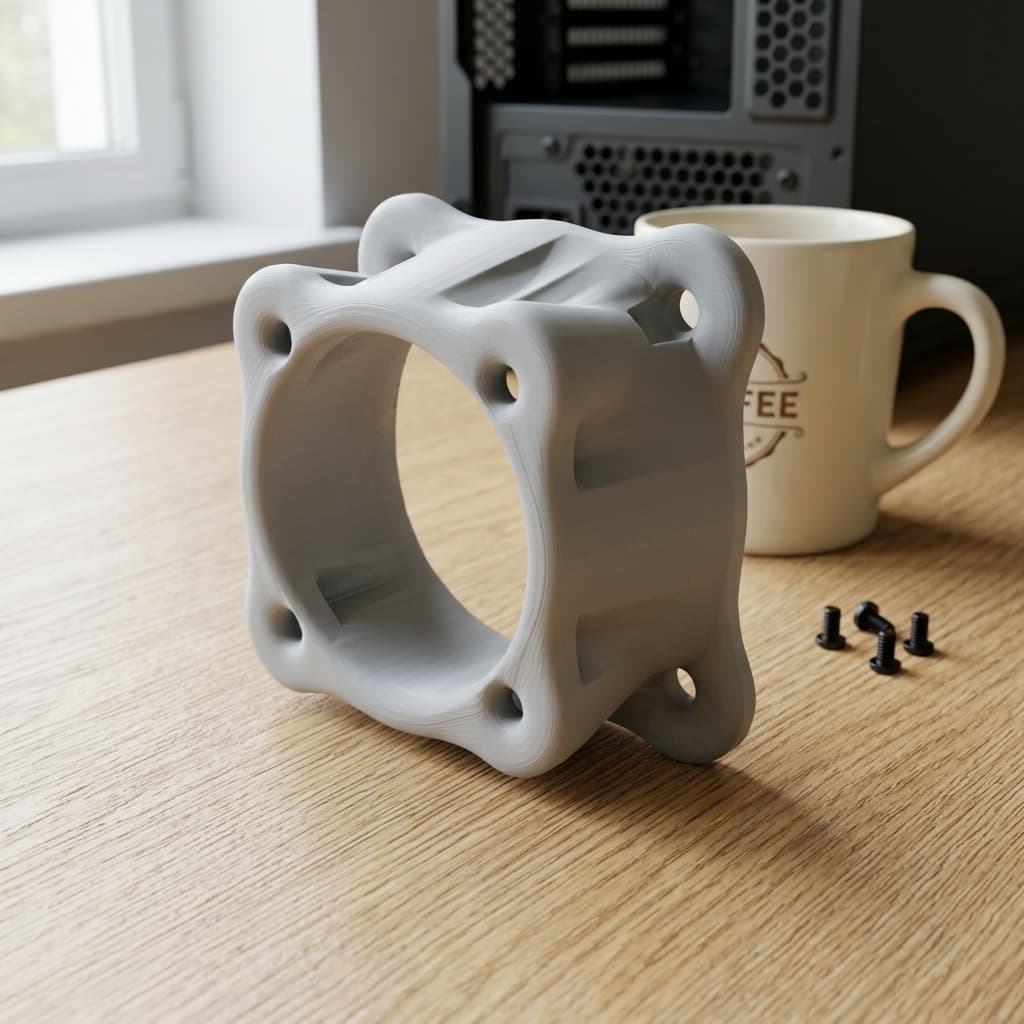 Fan Size Conversion Adapter – 3D Printed (Customizable)
