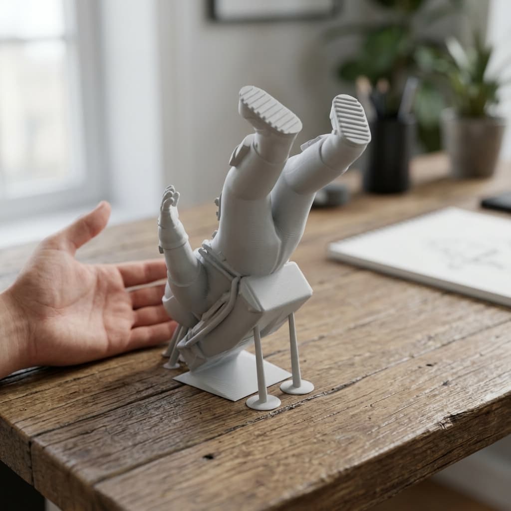 Apollo Astronaut Support Stand - 3D Printed Home Decor