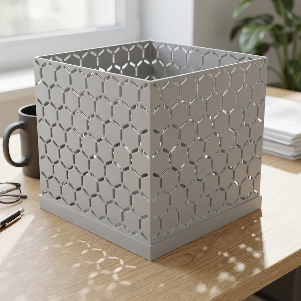Modular Desktop Organizer – 3D Printed Office Accessories, in real life