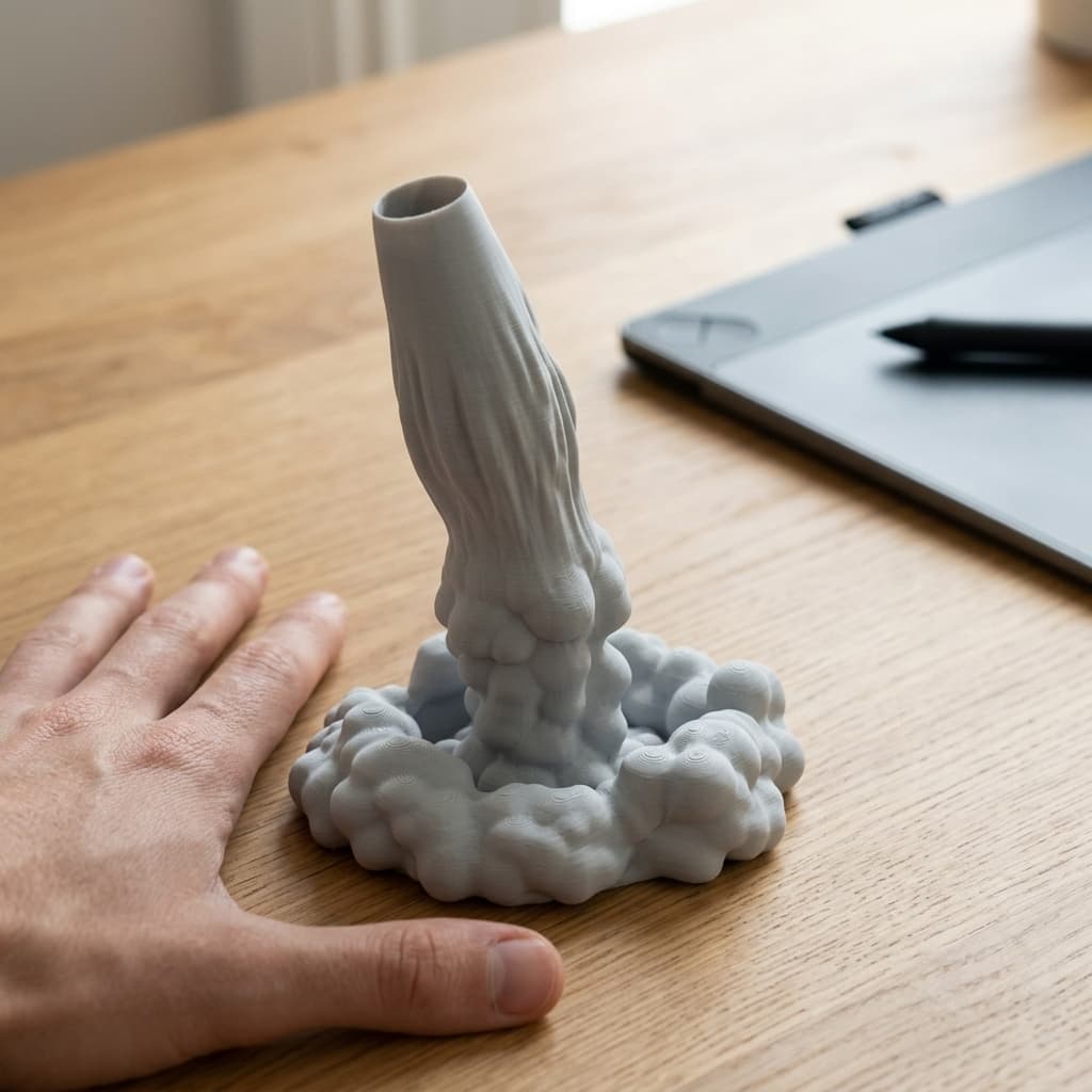 Compatible with Wacom Intuos3/4 Rocket Pen Holder (3D Printed), in real life