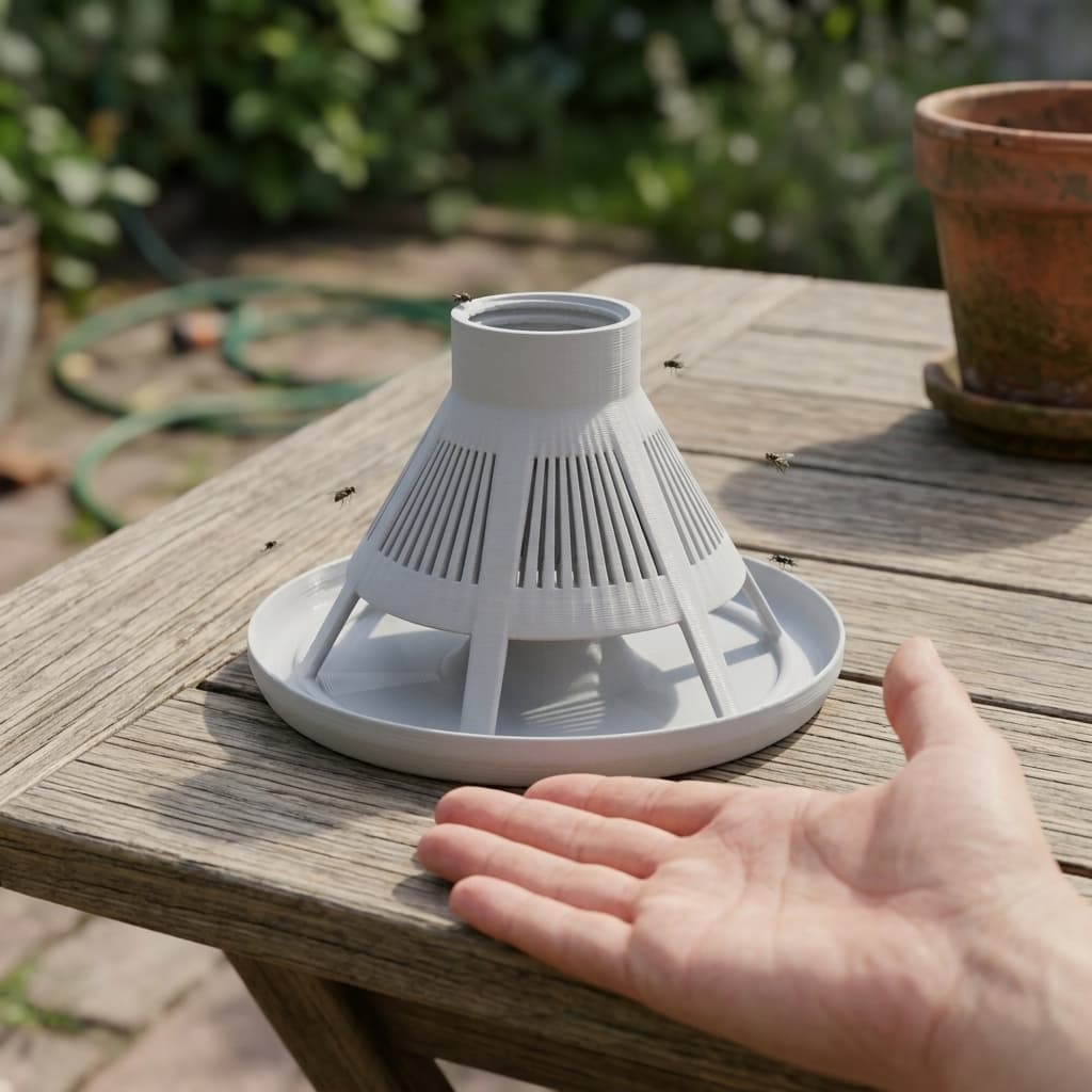 Reusable Eco Fly and Wasp Trap for Soda Bottles