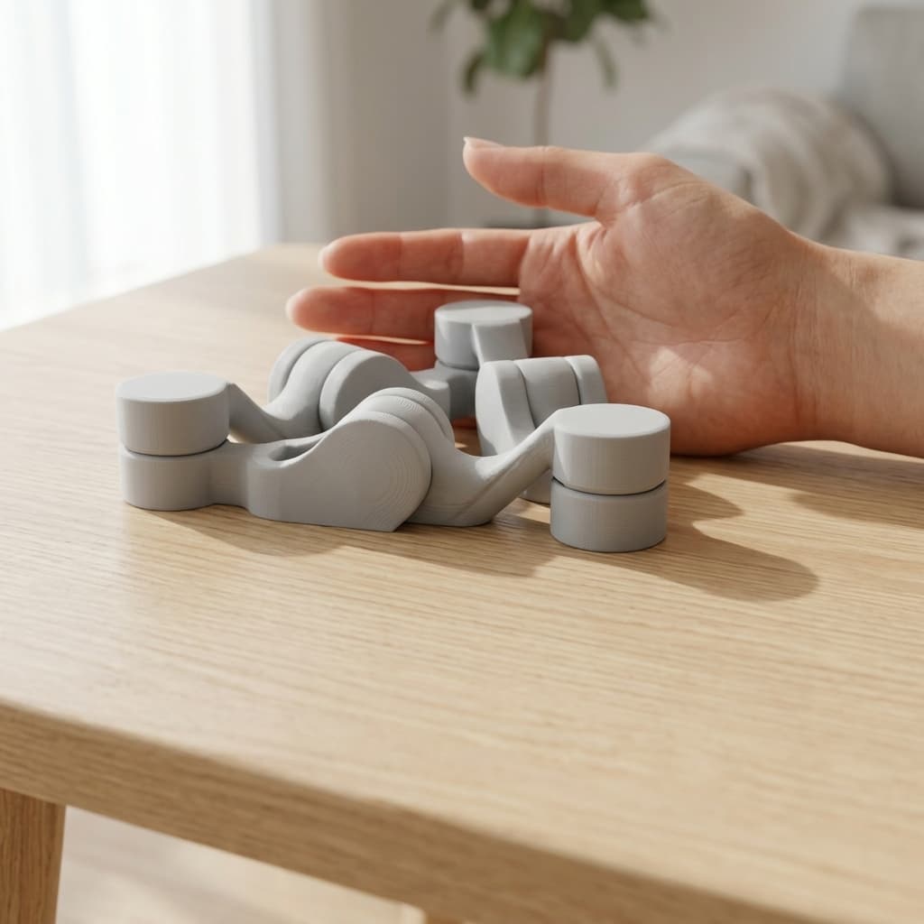 Print-in-Place Kaleidocycle | 3D Printed Fidget Toy, in real life