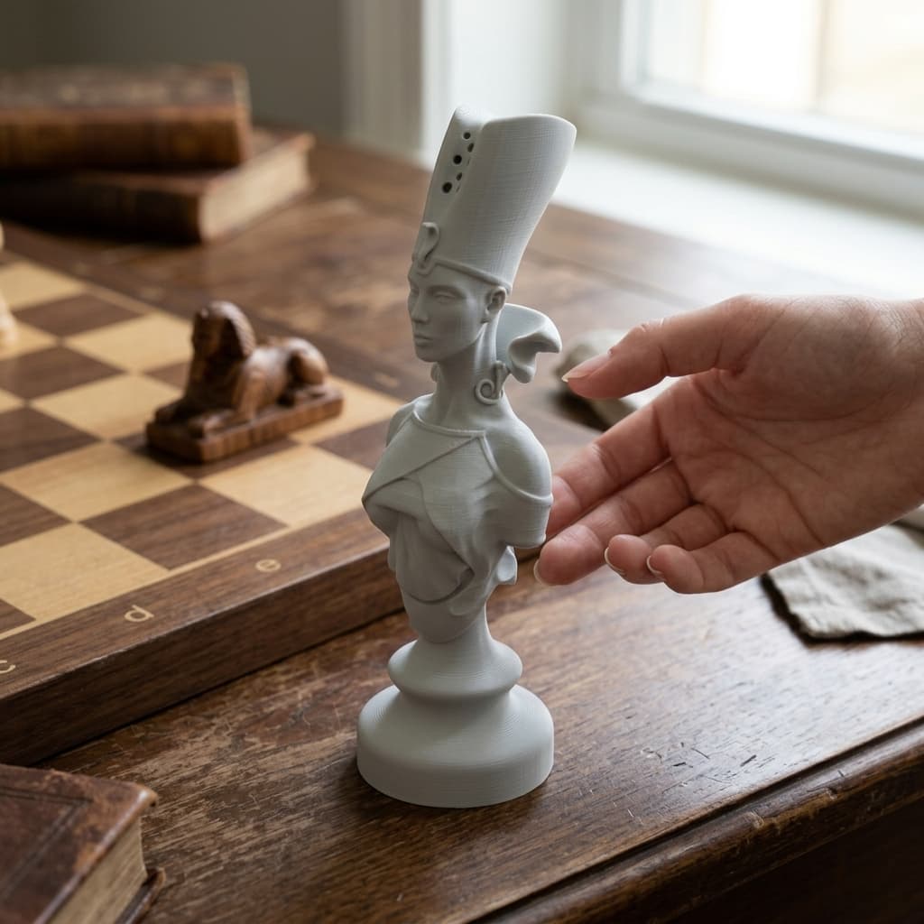 Egypt Chess Set - Complete 3D Printable Egyptian Themed Chess, in real life