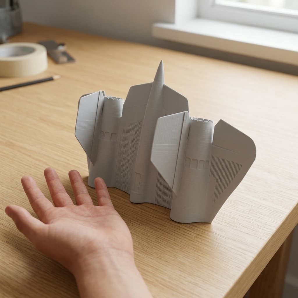 Lockheed SR-71A Blackbird 3D Printable Model, in real life
