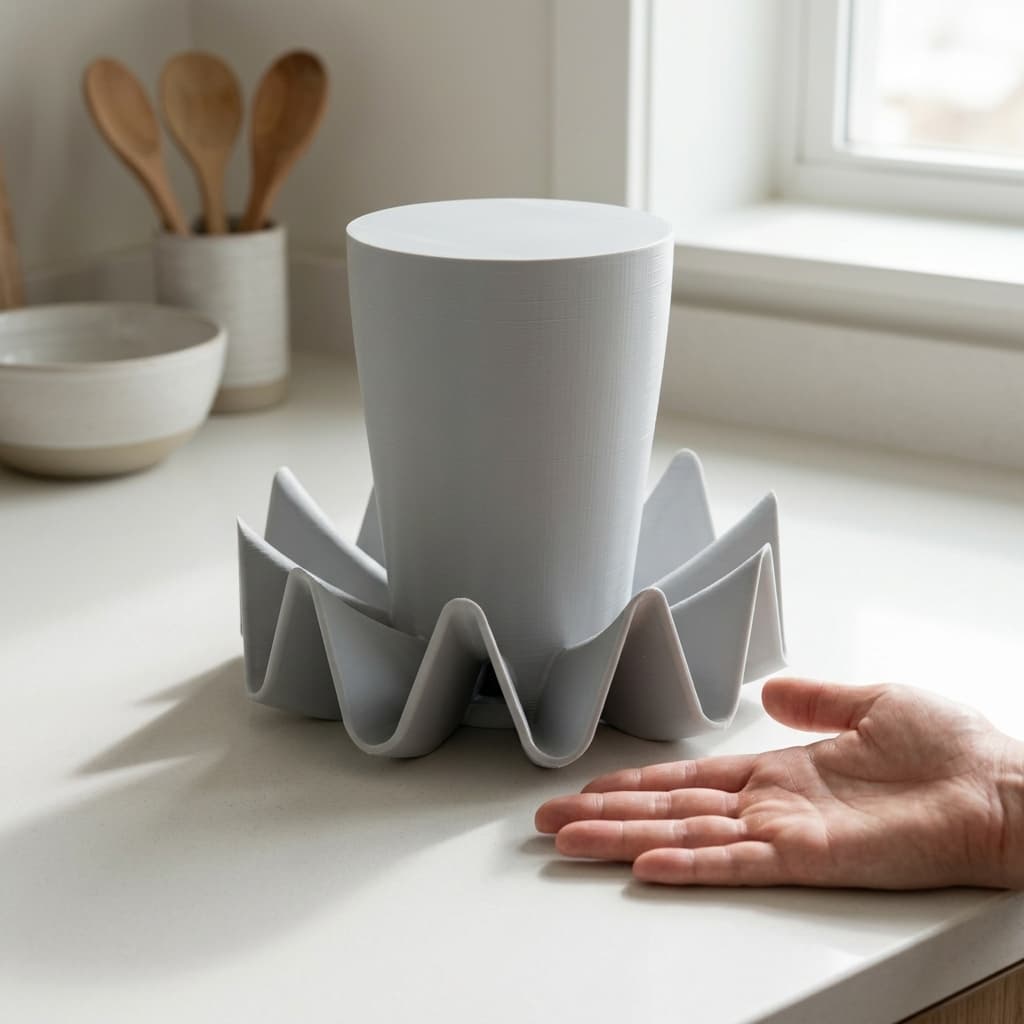 10 Way Liquid Dispenser 3D Printed Kitchen Accessory, in real life