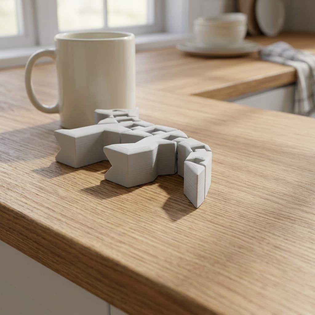 Flexi Dog - Articulated 3D Printed Toy, in real life