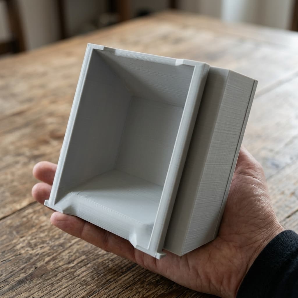3D Printed Under Desk Drawer with Clamp Mount, in real life