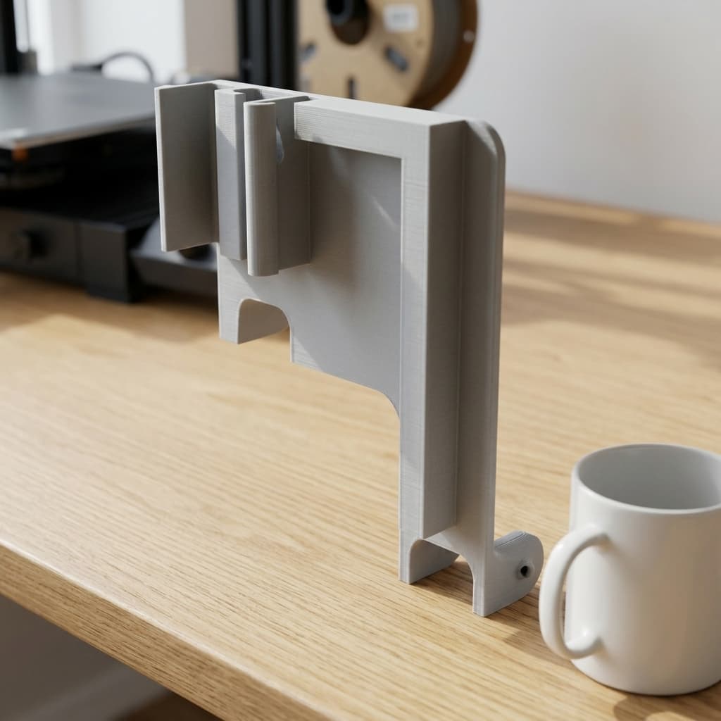 Ender 3 V2 Cable Chain Attachment Plate for Bed and Z Axis, in real life