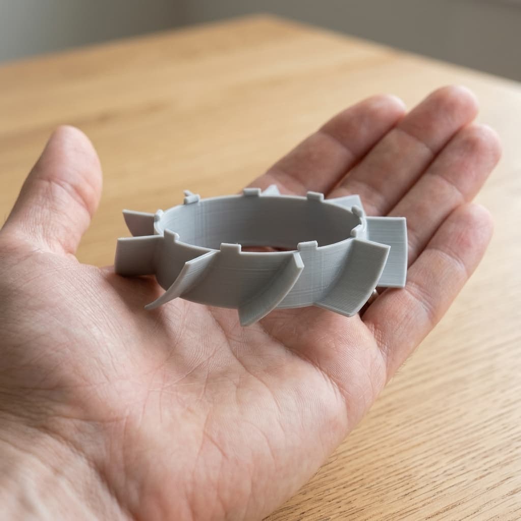 Cooling Fan Replacement Blades for 40mm Extruder Fan, in real life
