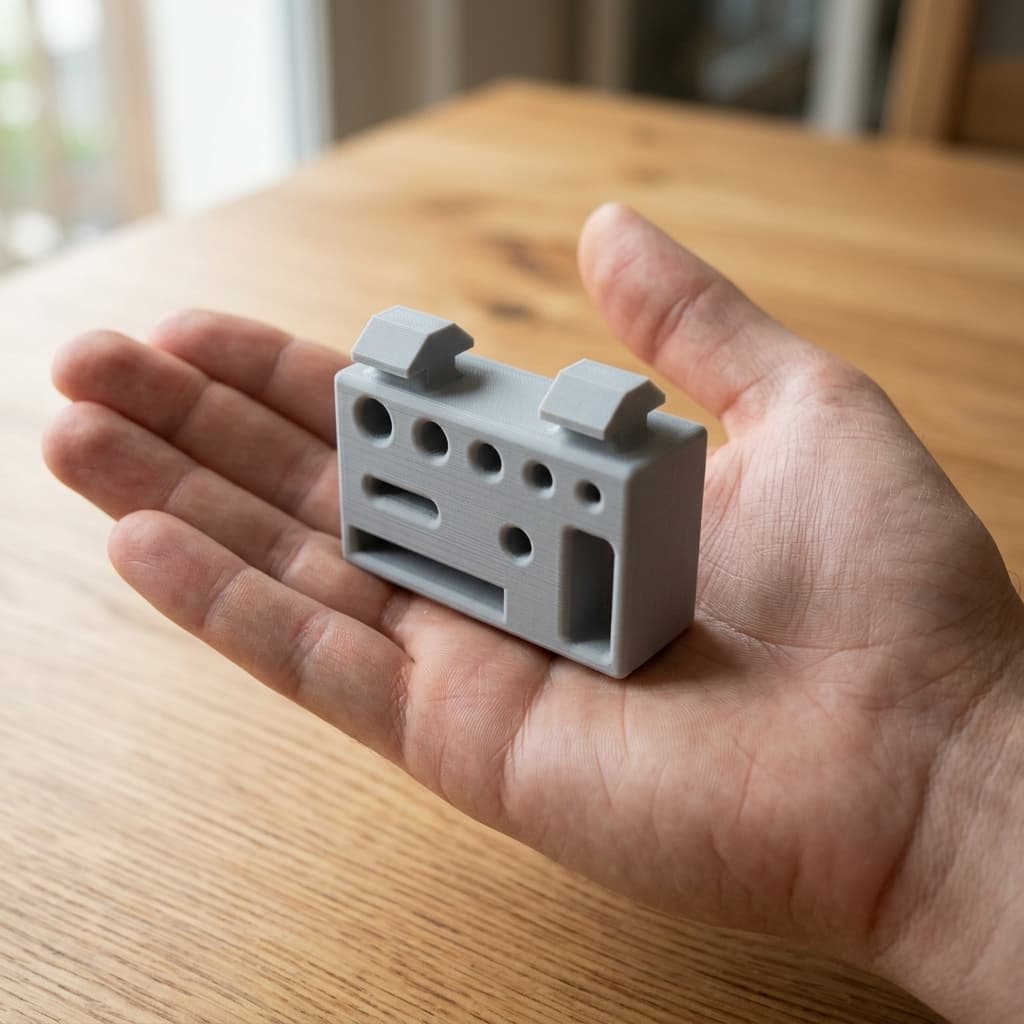 Ender3v2 Micro Tool Holder for Stock Tools, in real life