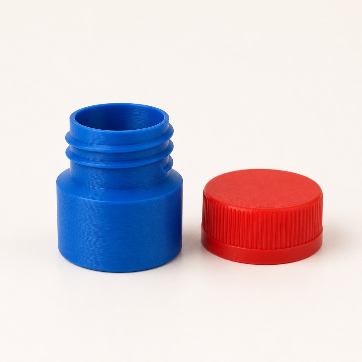Mini Container with PET Bottle Cap - 3D Printed Organizer