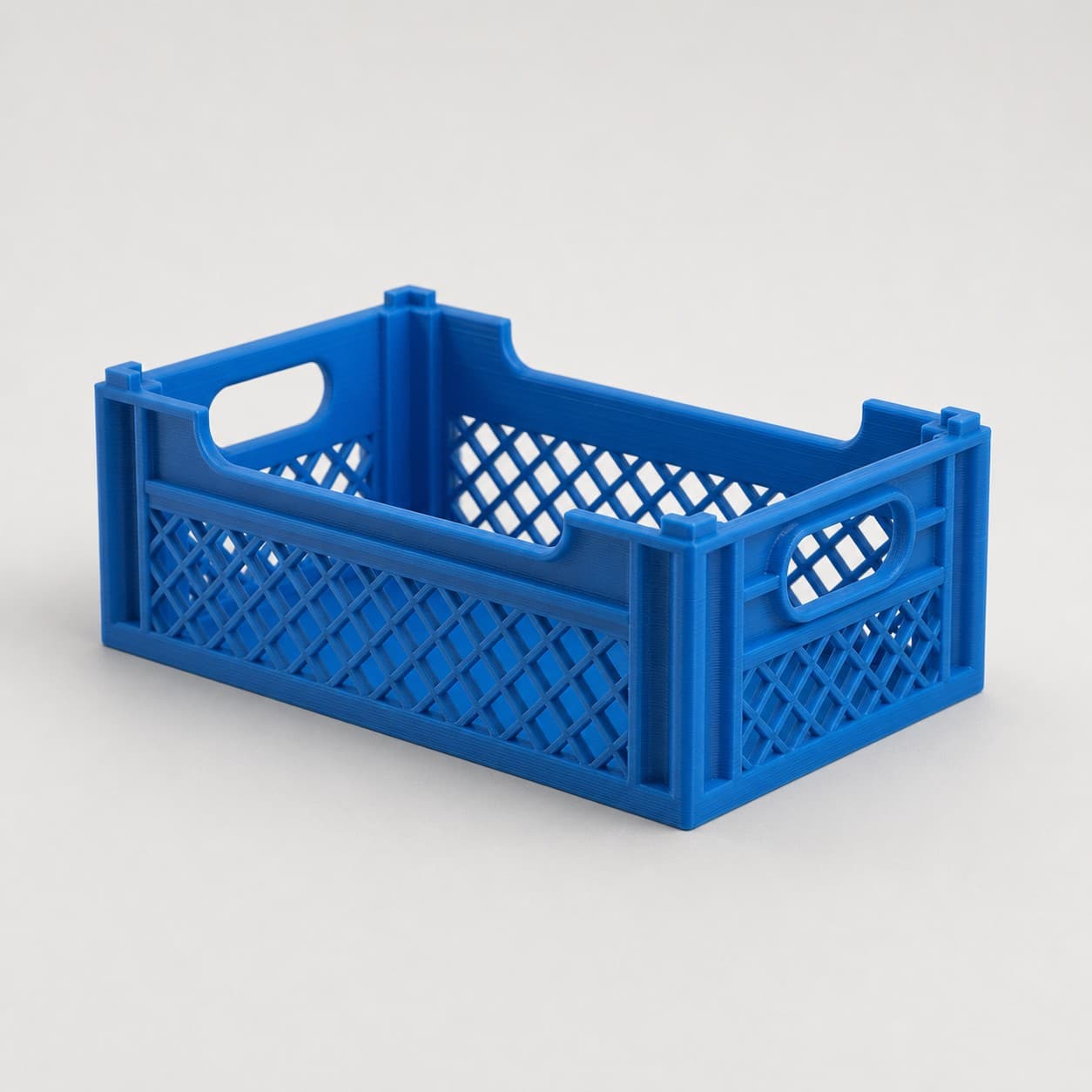 Stackable Crate, 3D Printed Organizer for Storage & Bins