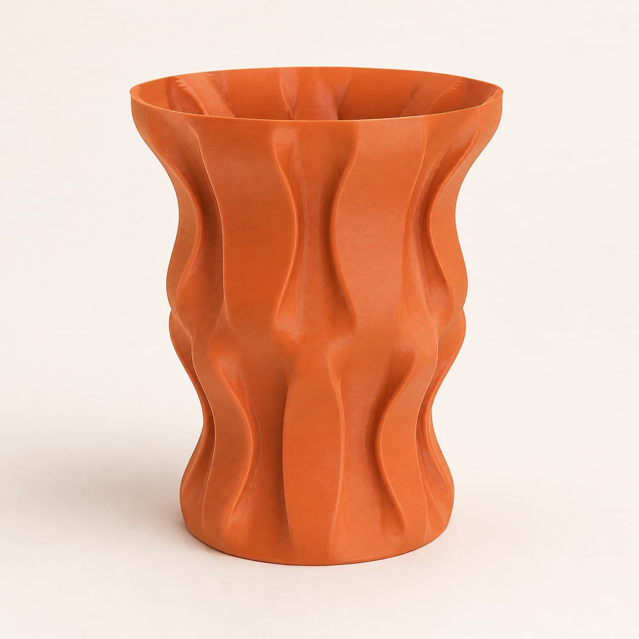 Scripted Fractal Vase, 3D Printed Home Decor