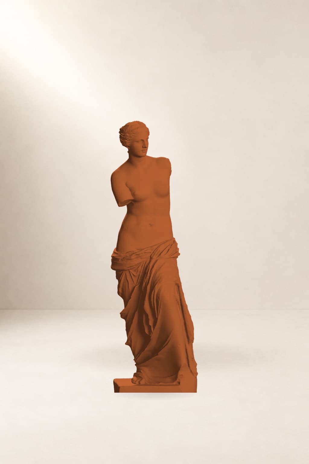 Venus de Milo Sculpture Bust, 3D Printed