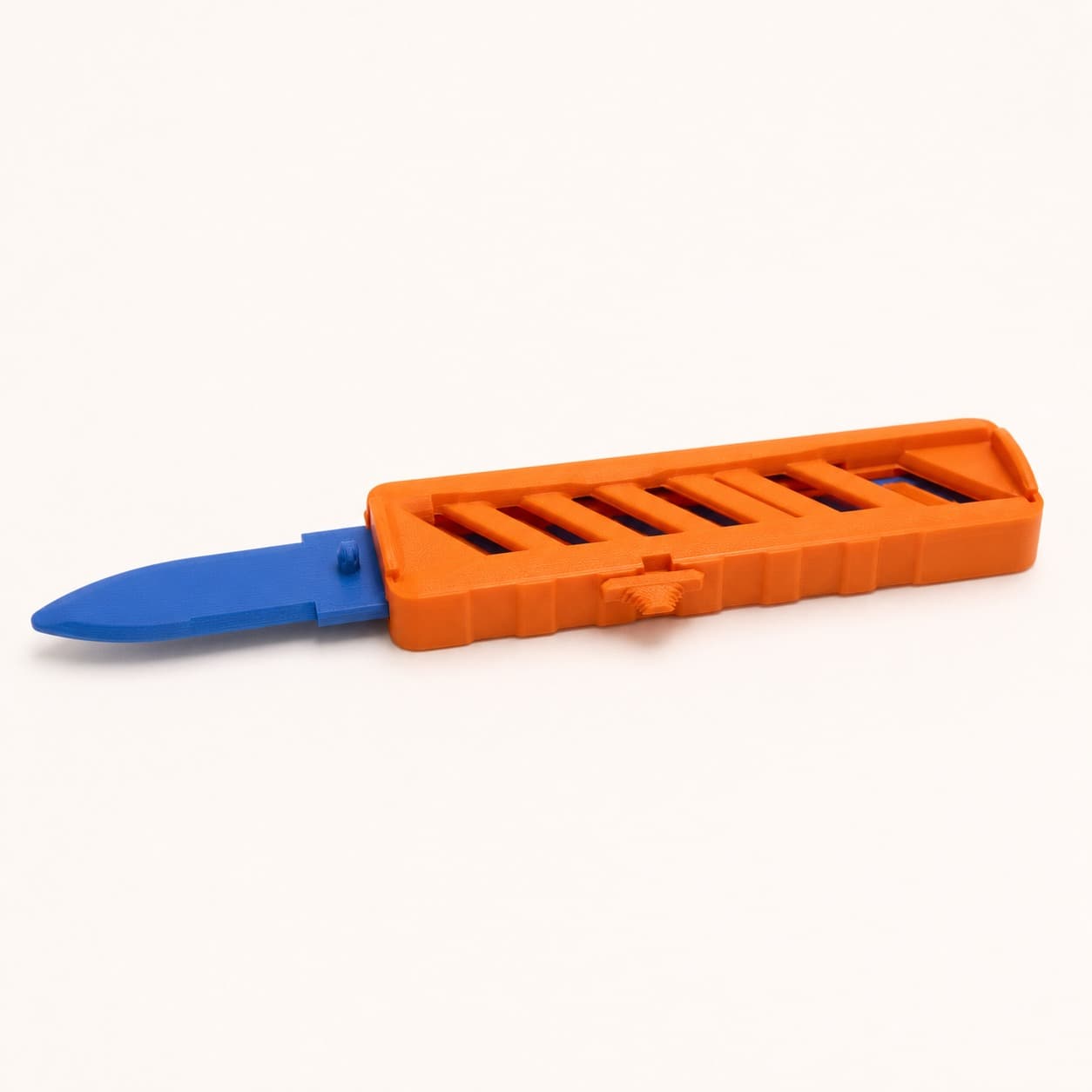 Fully Printable OTF Fidget Knife Toy - No Springs or Bands