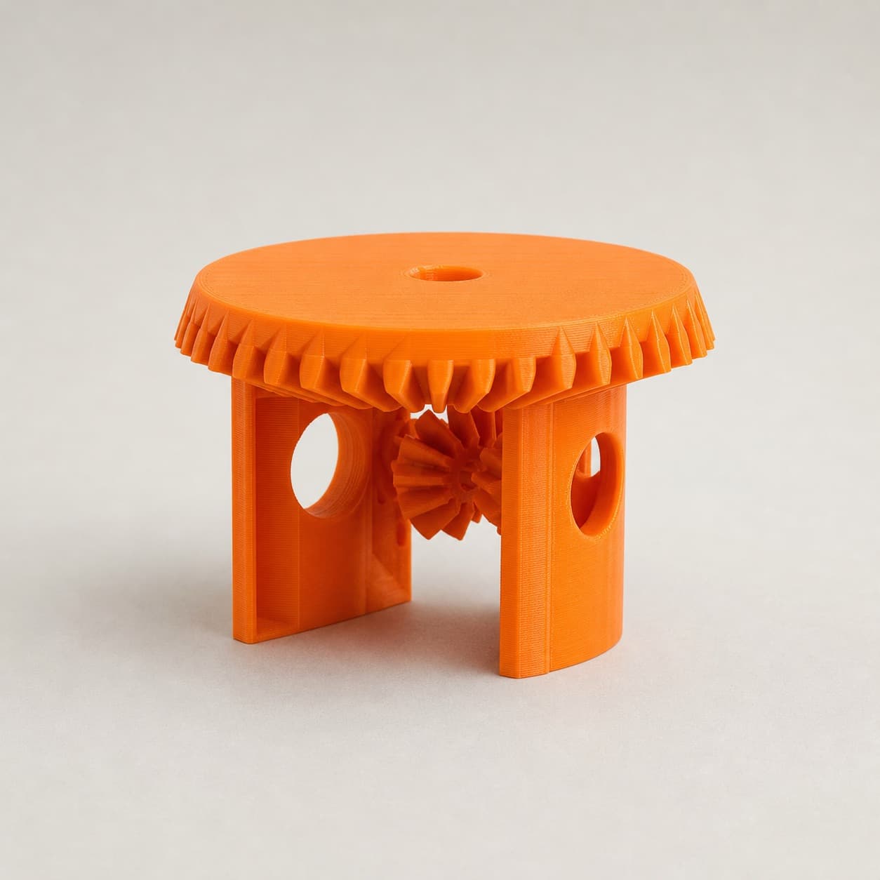 Functional Differential Gear System - 3D Printed Educational Model