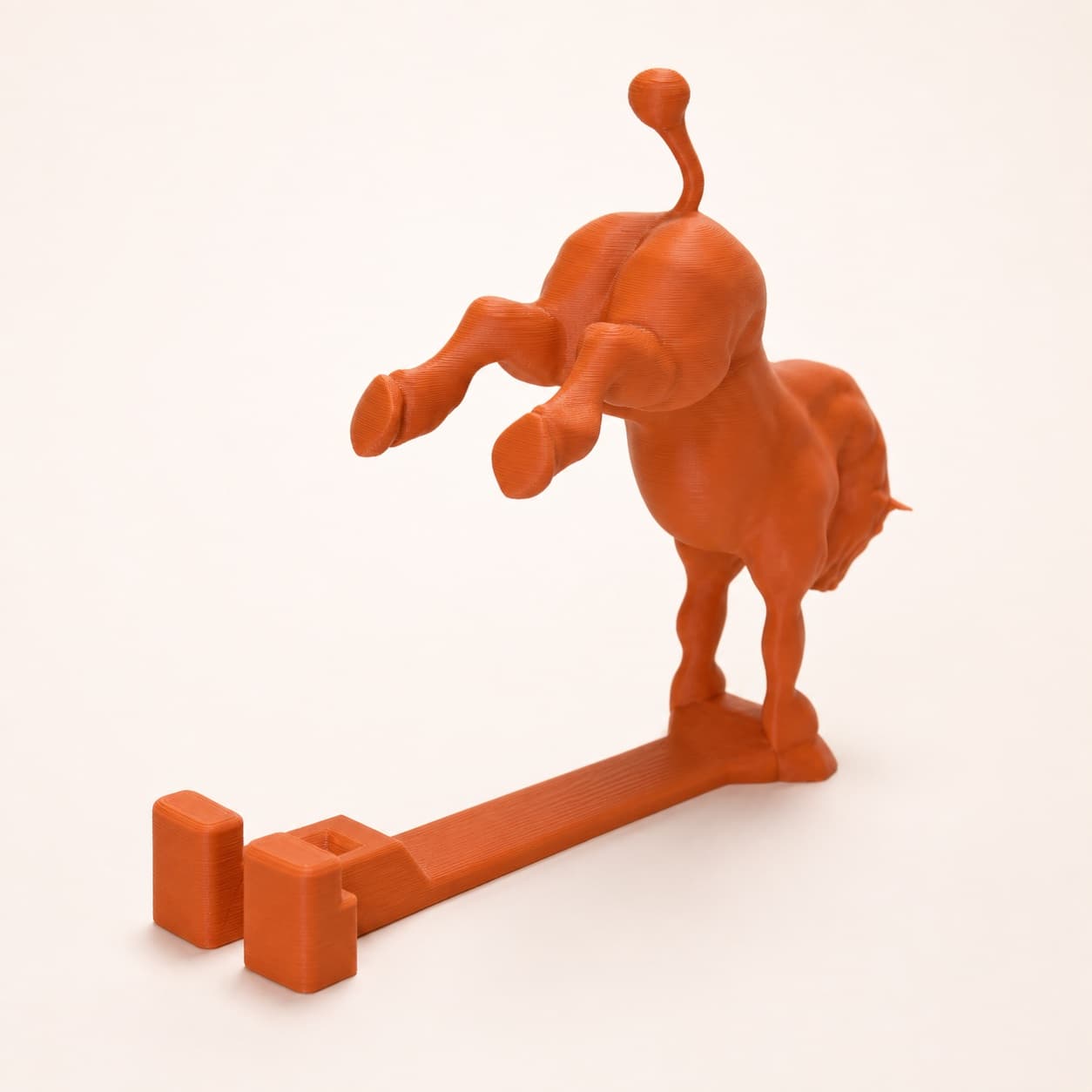 Compatible with iPhone: Horse Smartphone Stand, 3D Printed Desk Holde