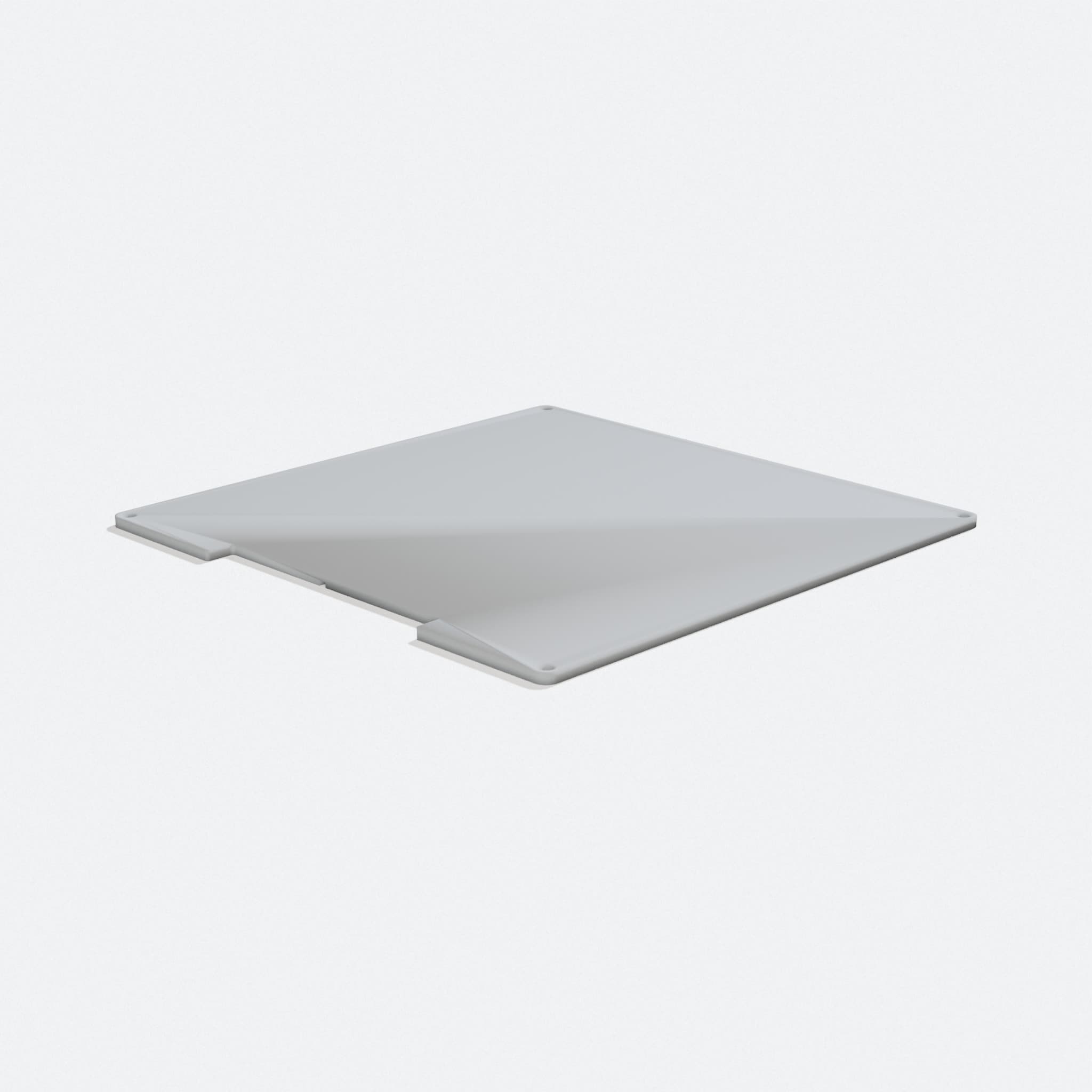 Aluminum Heated Build Plate for 200mm 3D Printers, turn three quarter