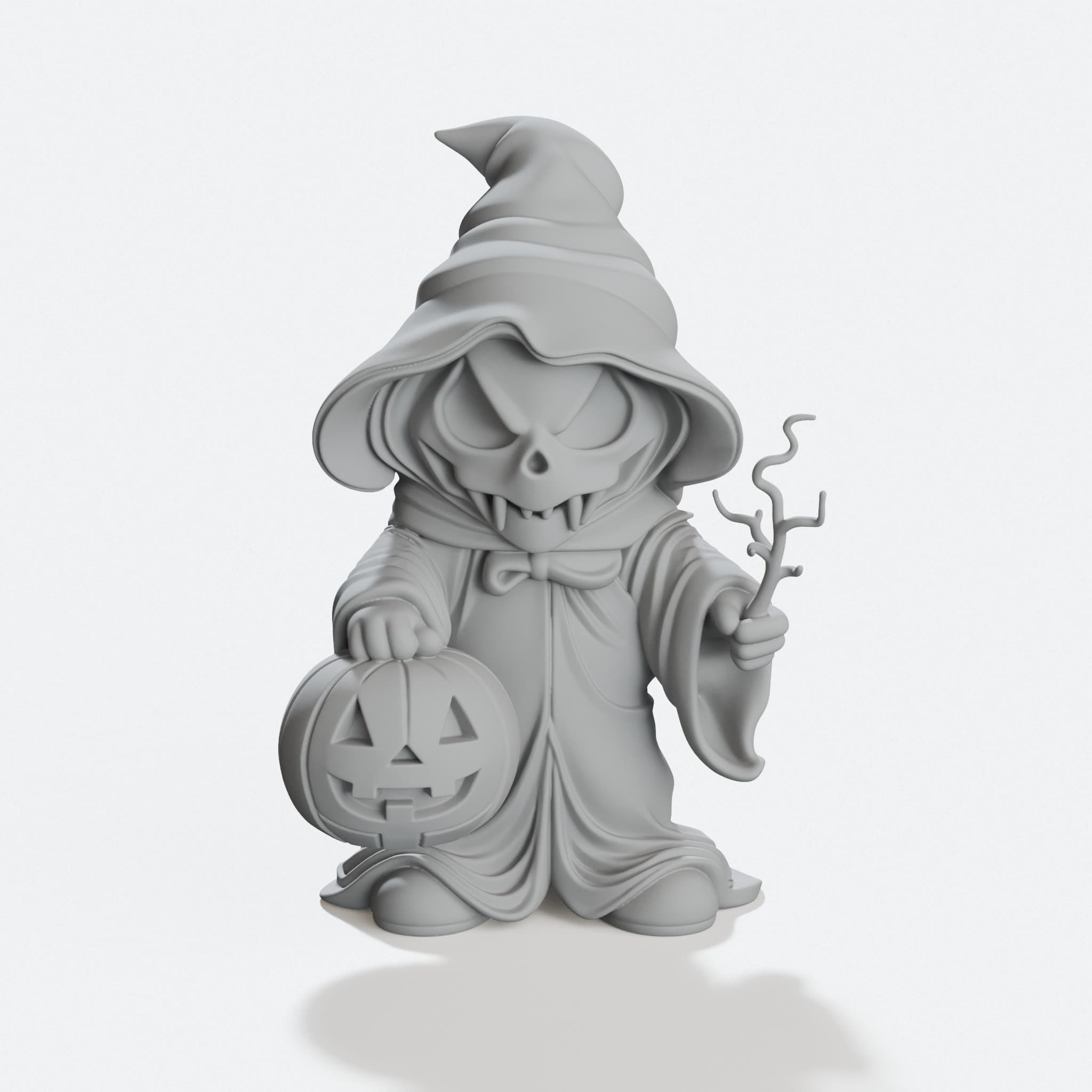 3D Printed Halloween Scarecrow Ornament, hero tilt