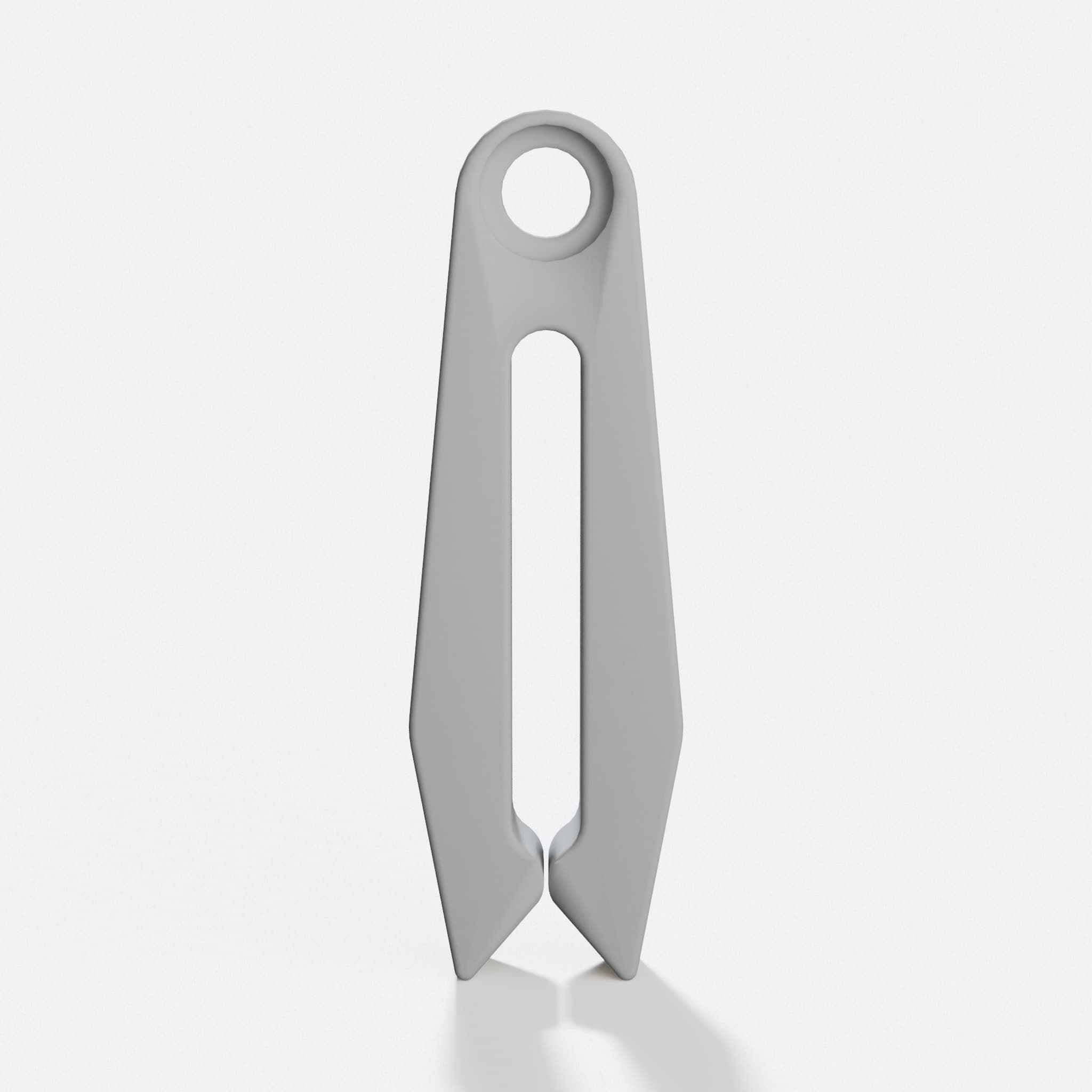 3D Printed Clothespin for Laundry Lines, hero tilt