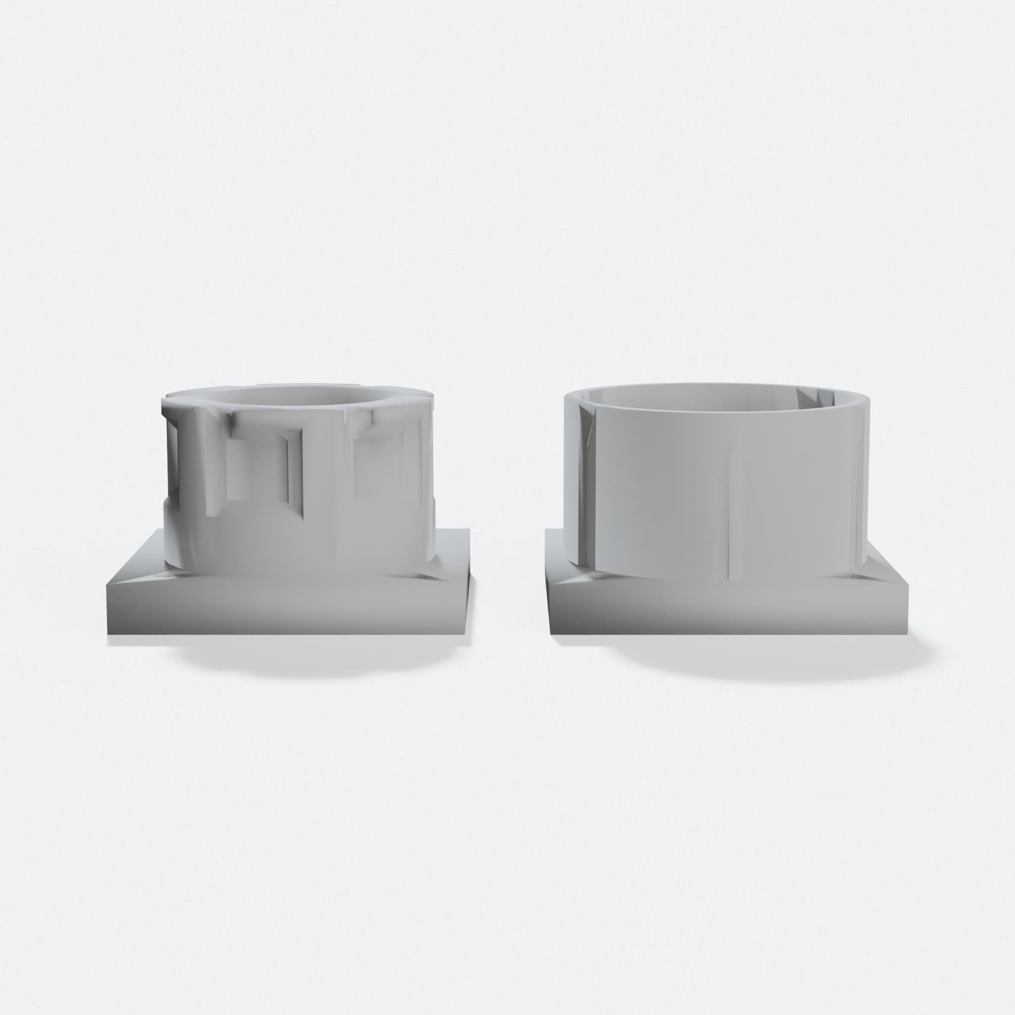 Twist Lock Stepper Mount for NEMA 17 Motors, hero tilt