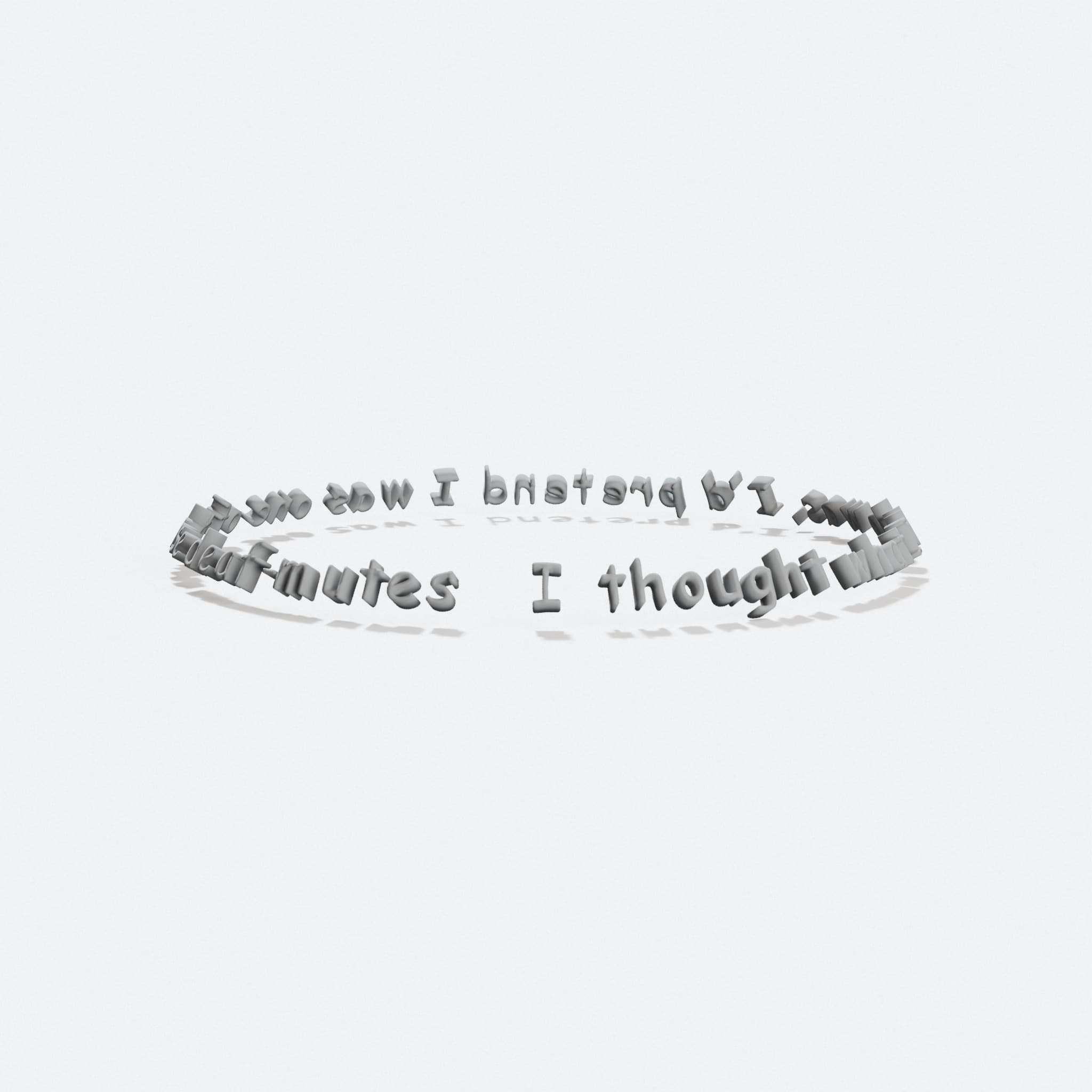 Circle Text for OpenSCAD: 3D Printable Library, hero tilt