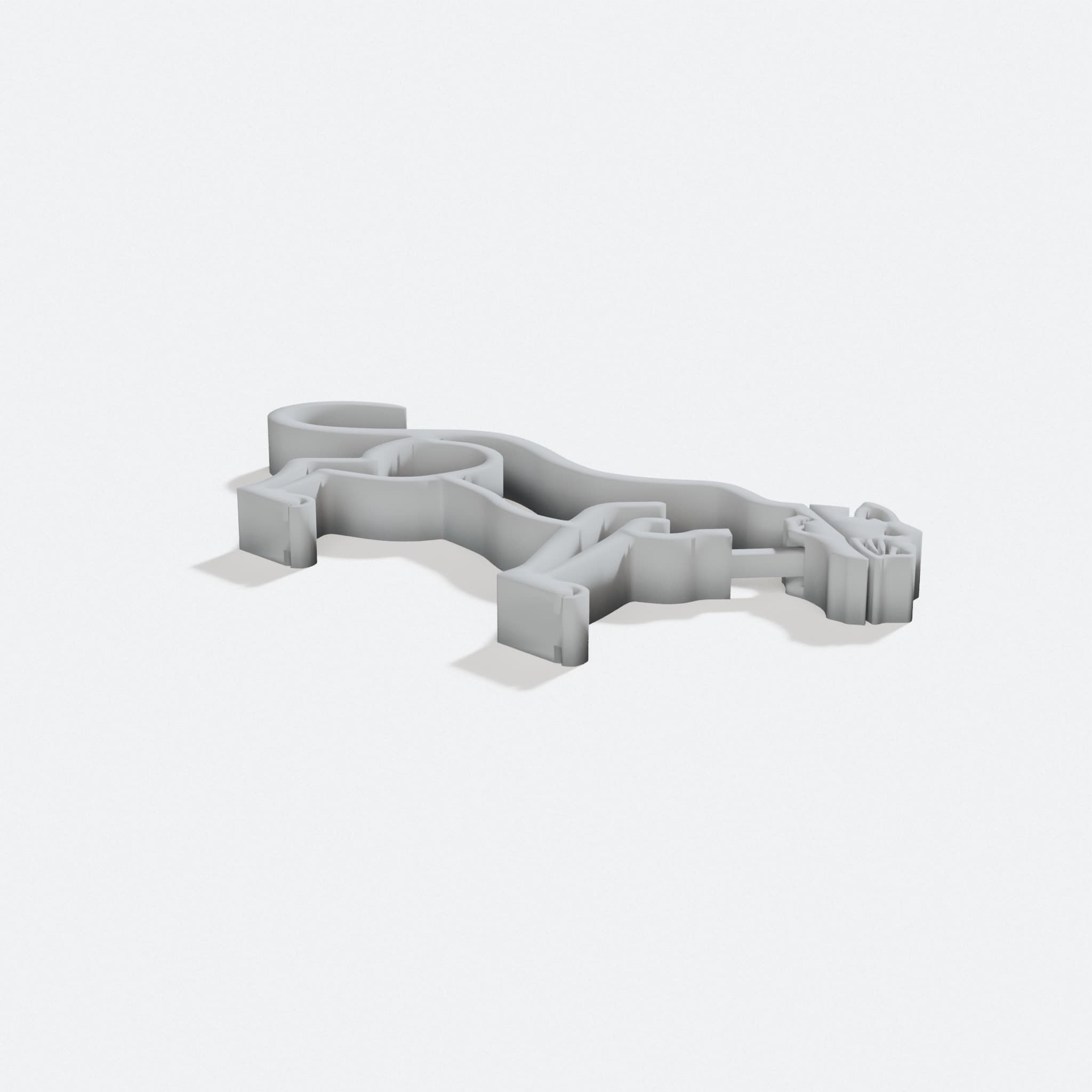 Wild Catz 3D Printed Toy with Biting Jaws and Growl, turn three quarter