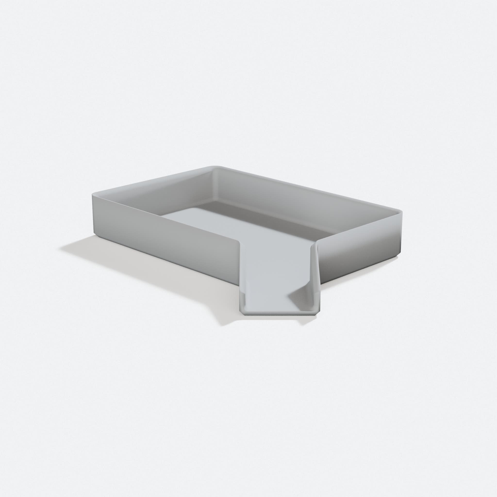 Small Parts Tray Stackable 3D Printed Organizer, turn three quarter