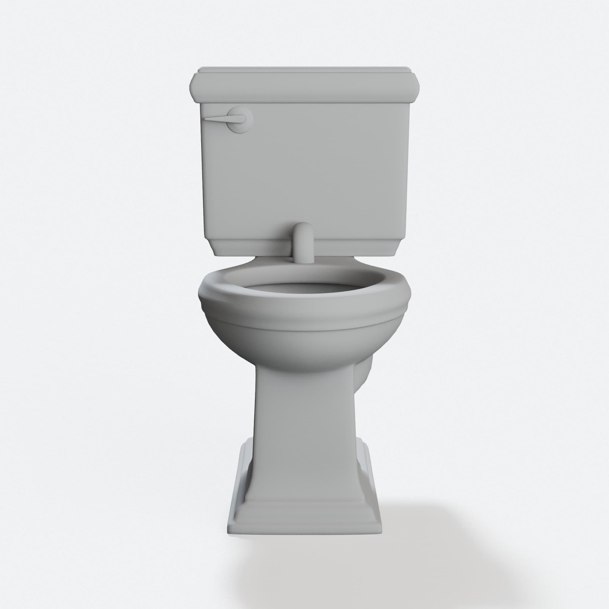 Toilet Ornament, 3D Printed Christmas Decoration, hero tilt