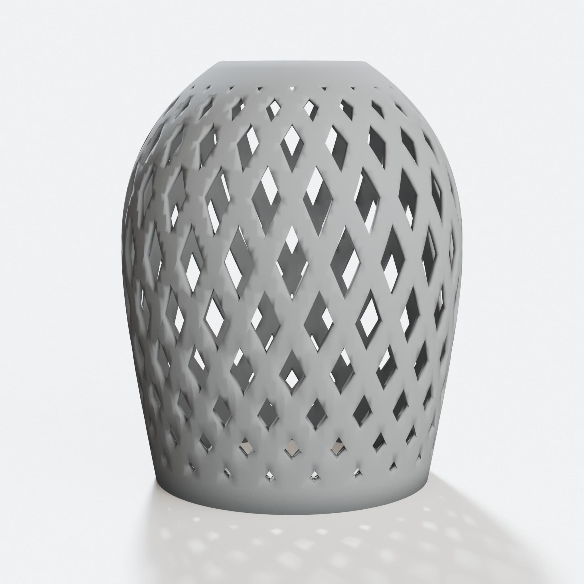 3D Printed Home Decor Lamp Shade for Ikea Sekond, hero tilt