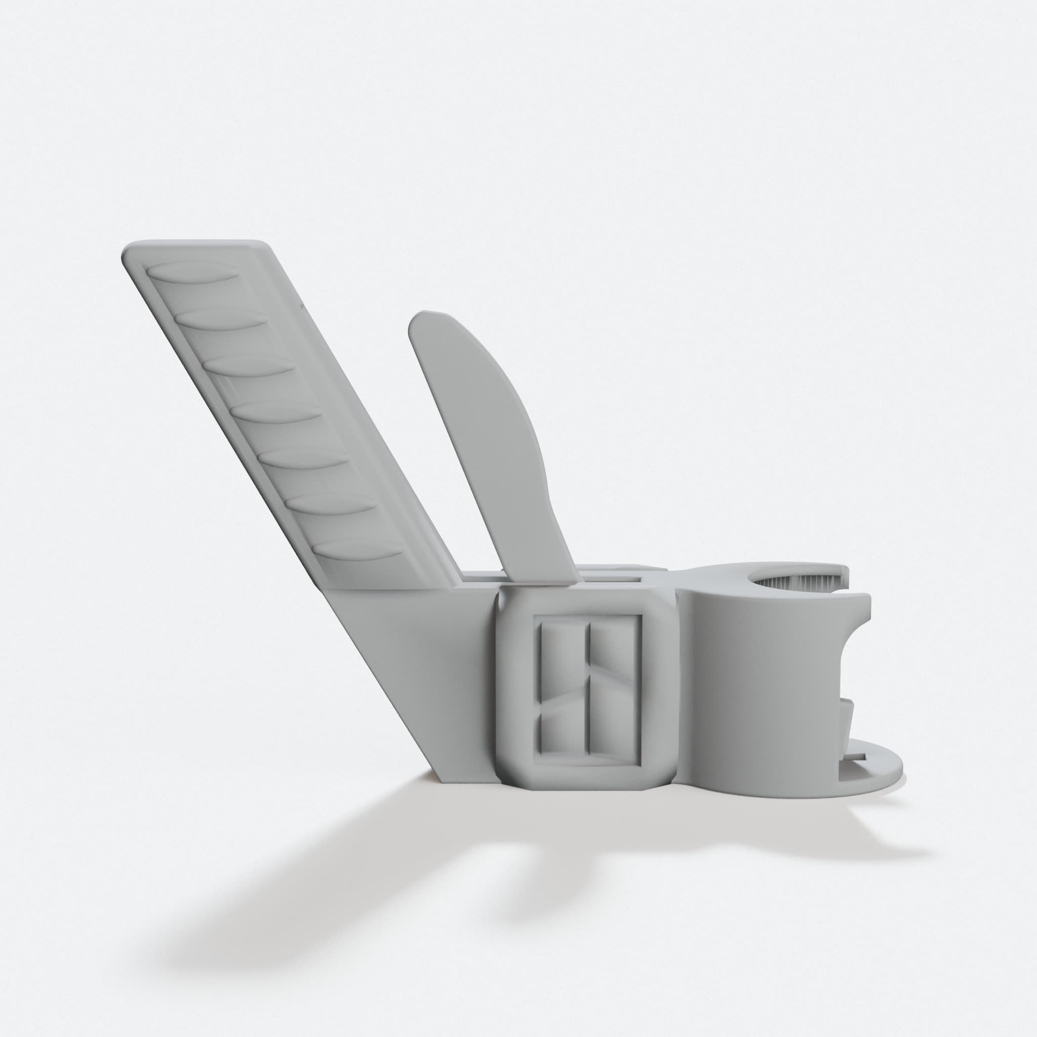 3D Printed Spray Can Handle for Workshop Tools, hero tilt