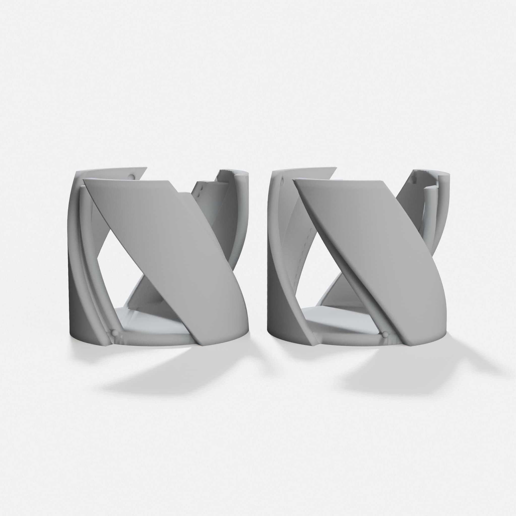 Customizable Twist Box Improved Manifold Print, hero tilt