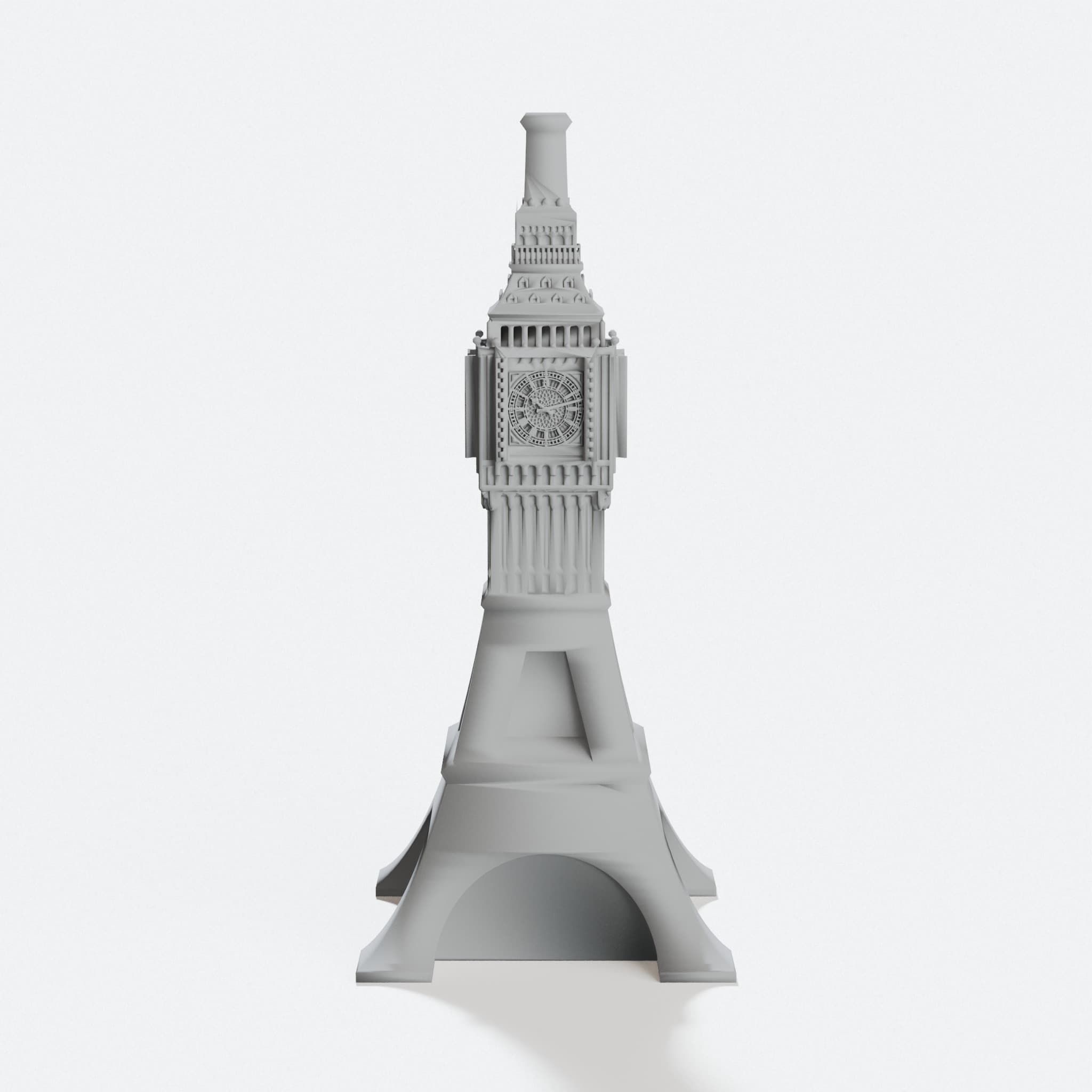 Mashumental Eiffel Tower/ Big Ben/ London Monument Hybrid