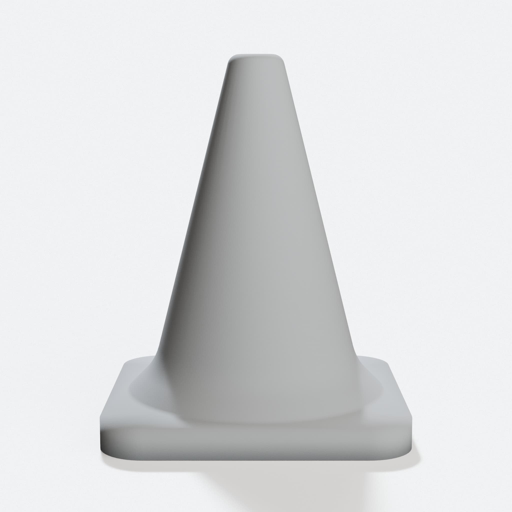 Small 3D Printed Traffic Cone for Hot Wheels Cars, hero tilt