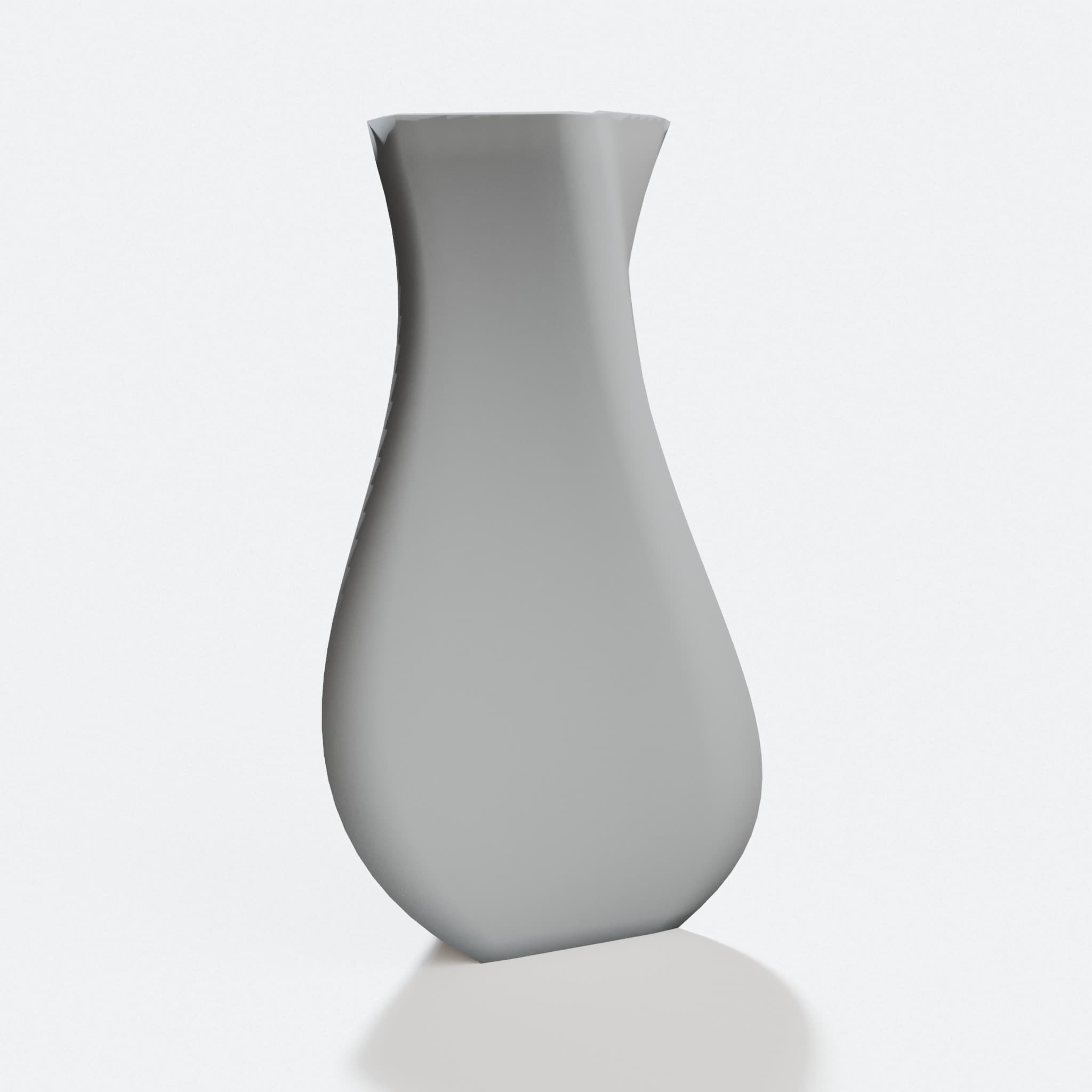 Twisted Triangular Vase – 3D Printed Home Decor, hero tilt